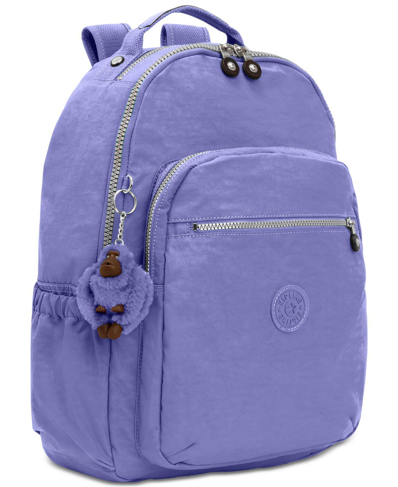 Kipling Synthetic Seoul Go Large Backpack in Purple - Lyst