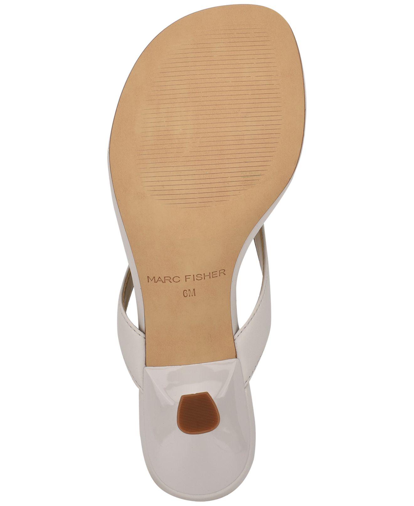marc fisher thong low heel sandals