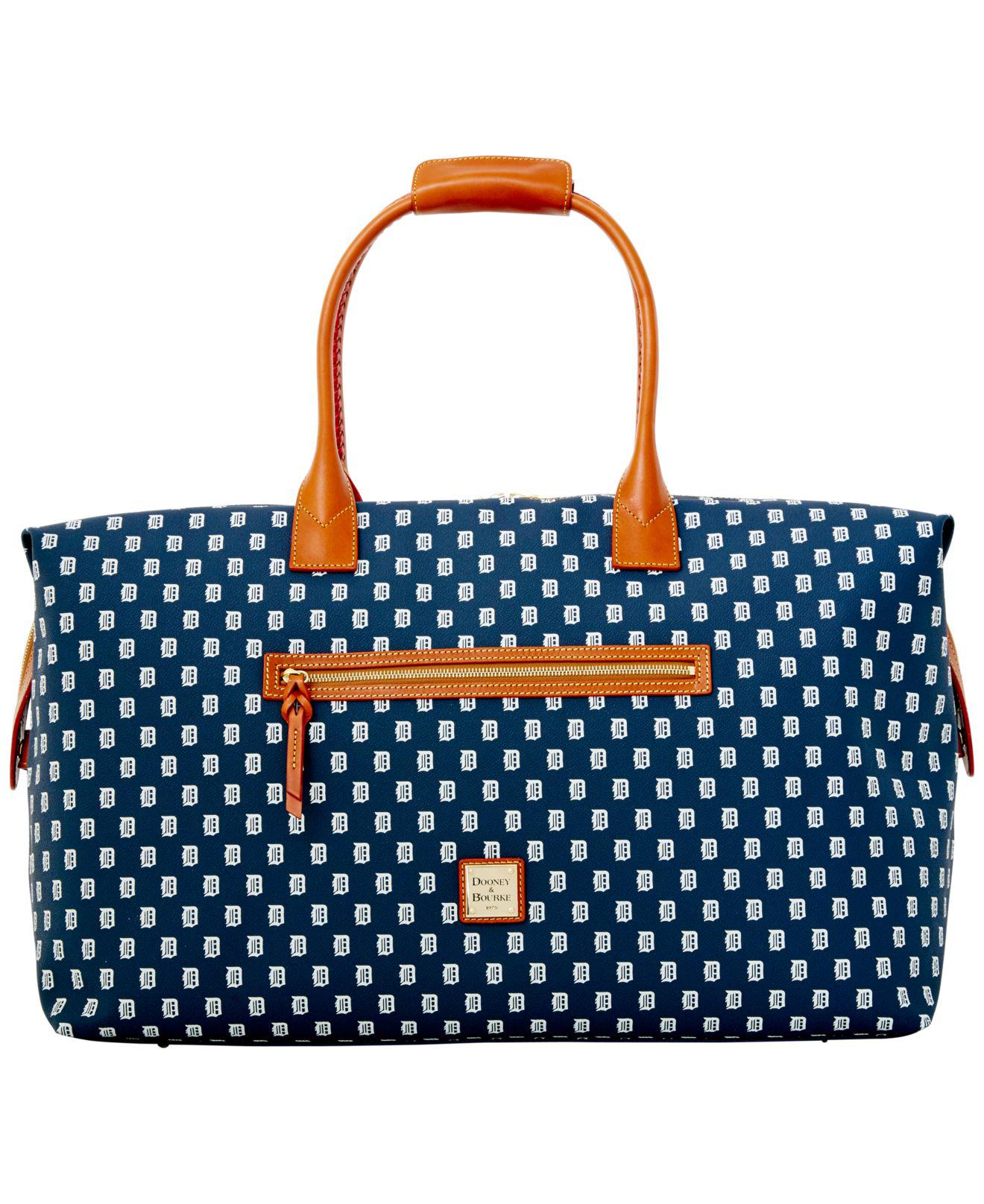 Dooney Bourke Detroit Tigers Signature Duffle in Blue Lyst