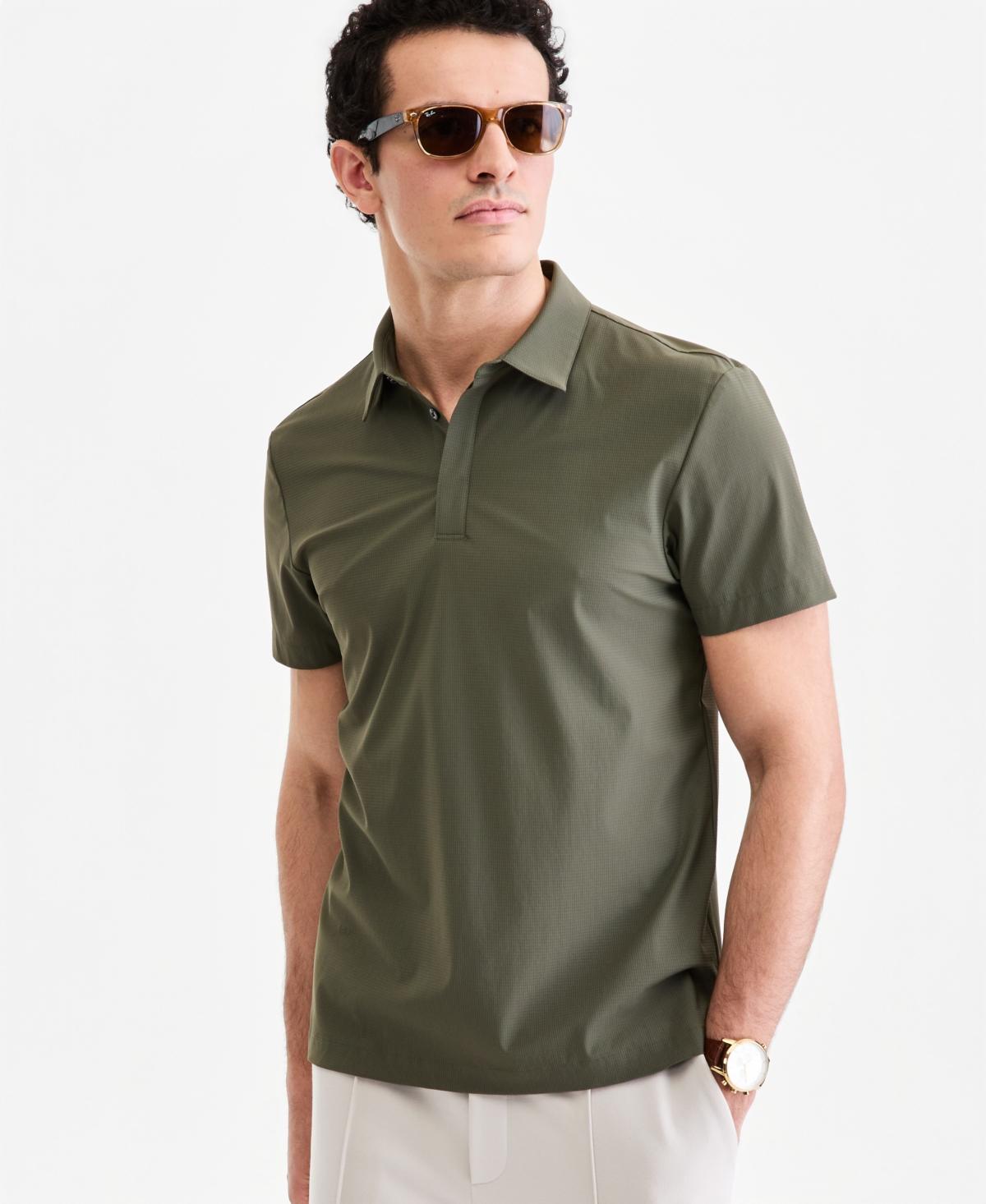 T-shirt Uomo Alfani AlfaTech Air Mesh: Traspirante E A Rapida Asciugatura, Manica Corta