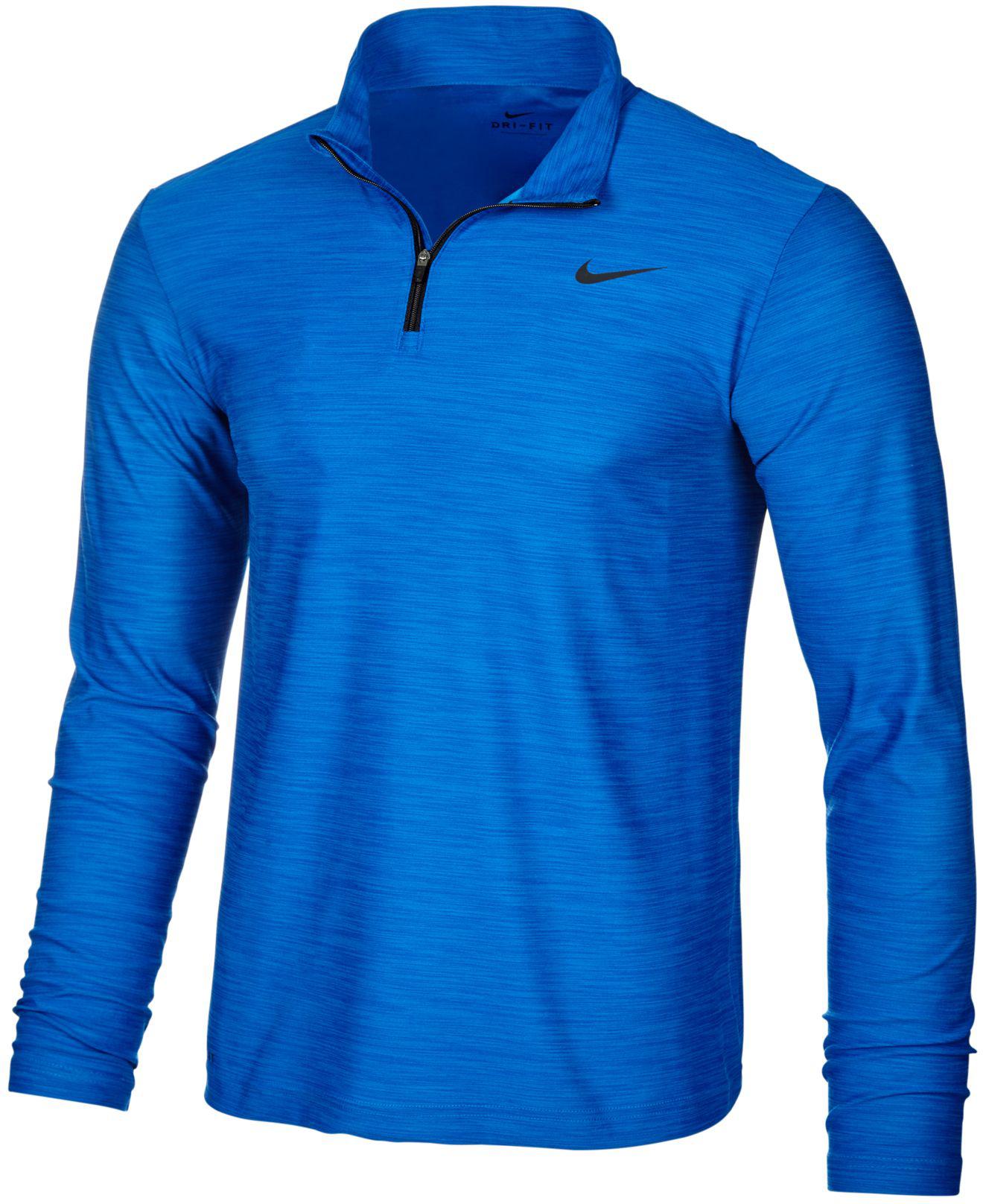 nike men's breathe quarter zip
