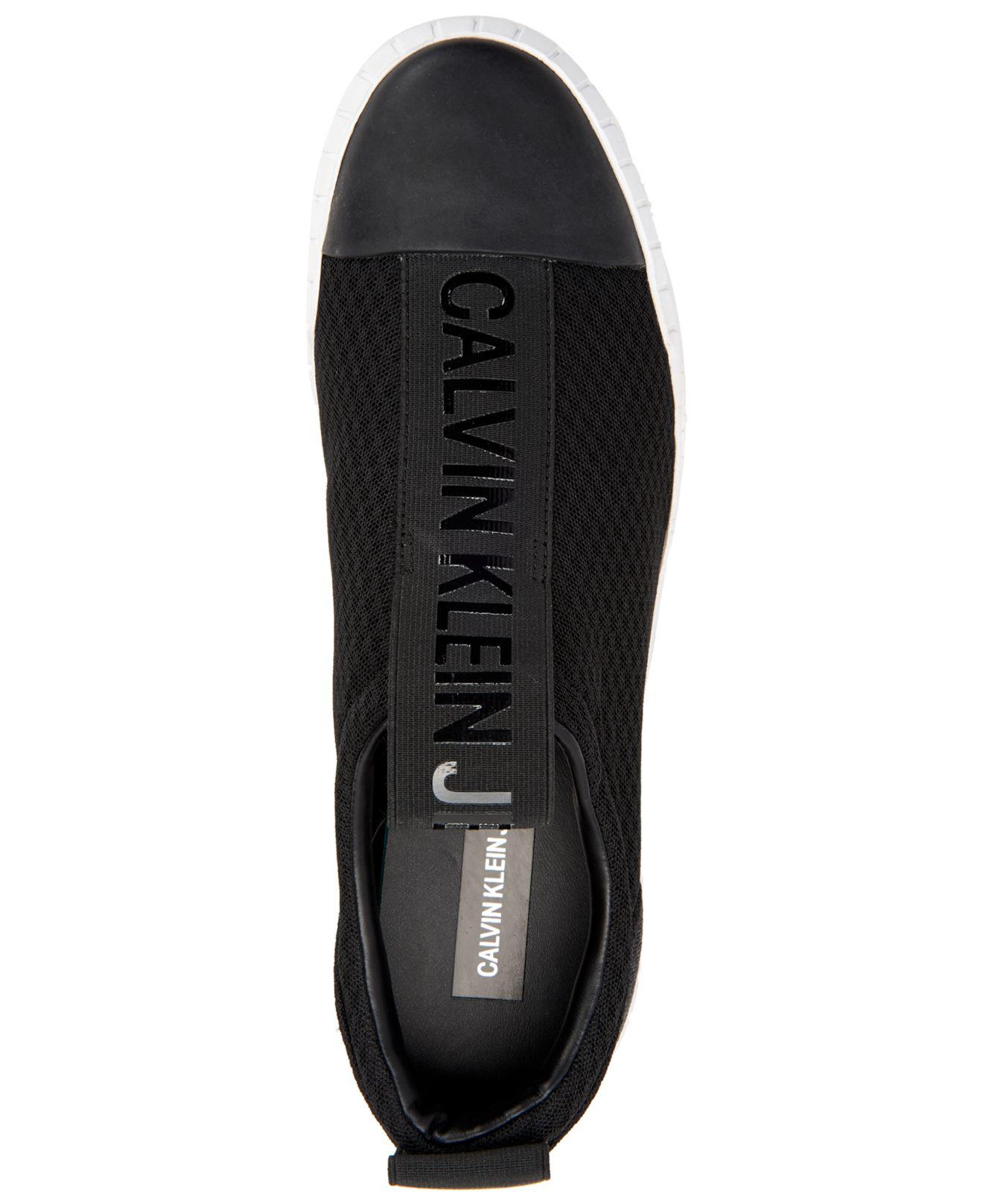 calvin klein strap trainers