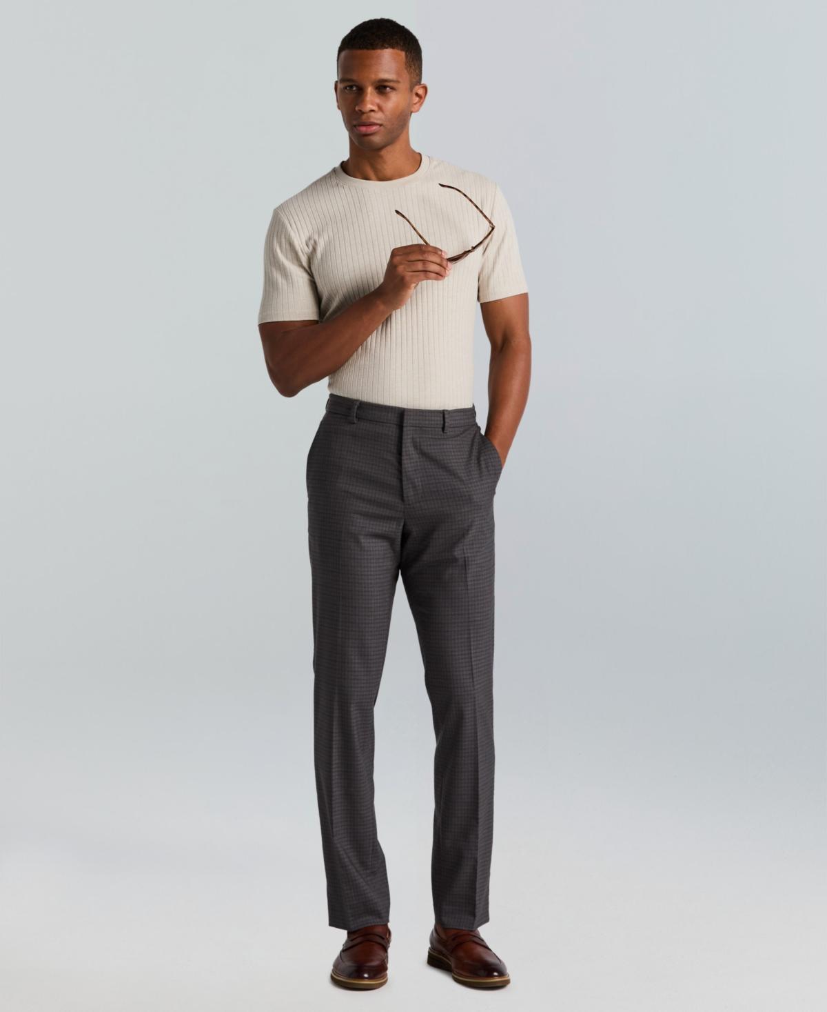 dress pants with shirt gripper Savile Burgundy Wool Blend Dress Pants