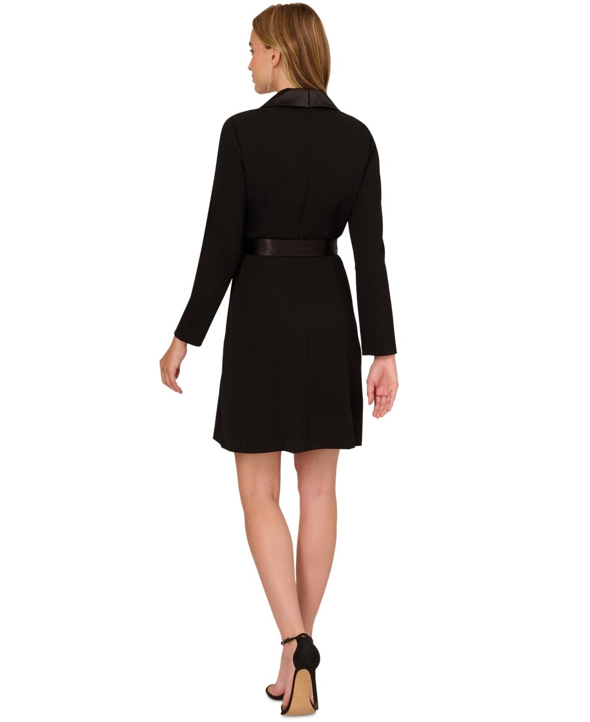 adrianna papell black cape dress Floral Beaded Cape Gown In Midnight