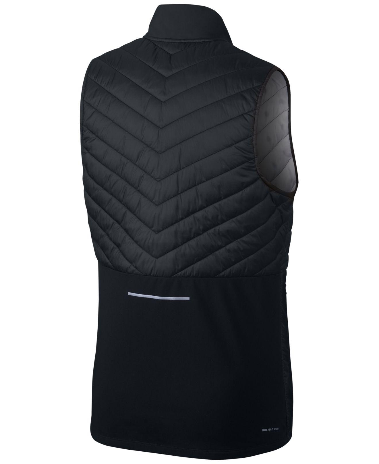 Nike Synthetic Arolyr Vest in Black for Men | Lyst