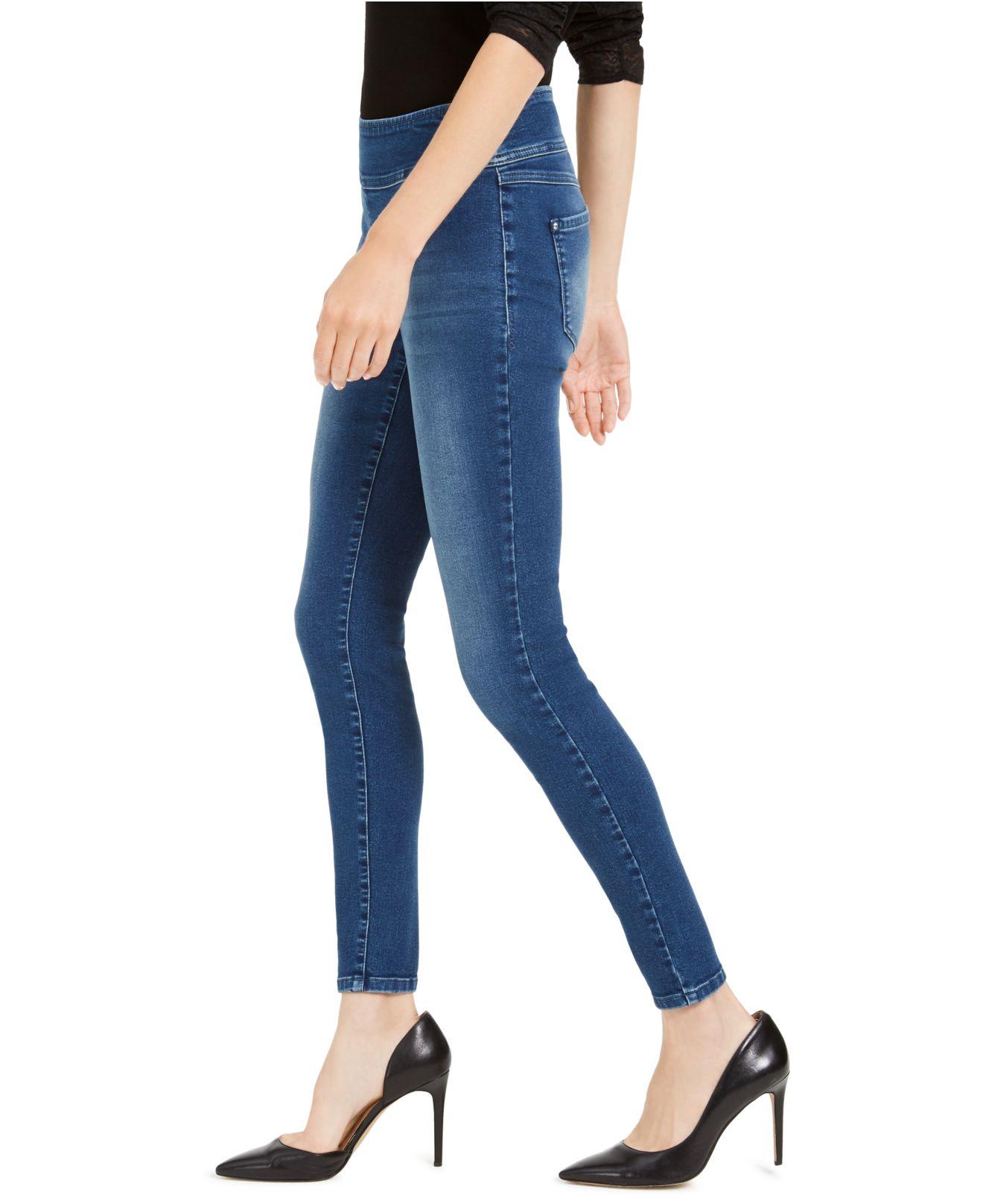 INC International Concepts Pull-on Denim Jeggings, Created For Macy's In  Blue Lyst