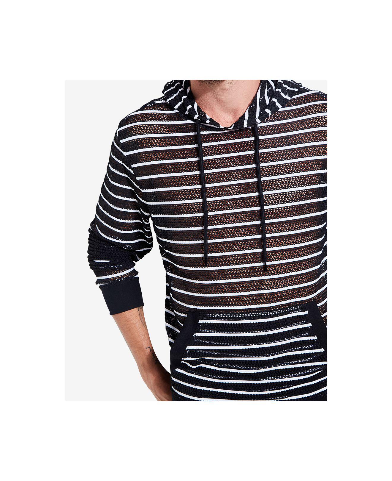 guess mesh hoodie