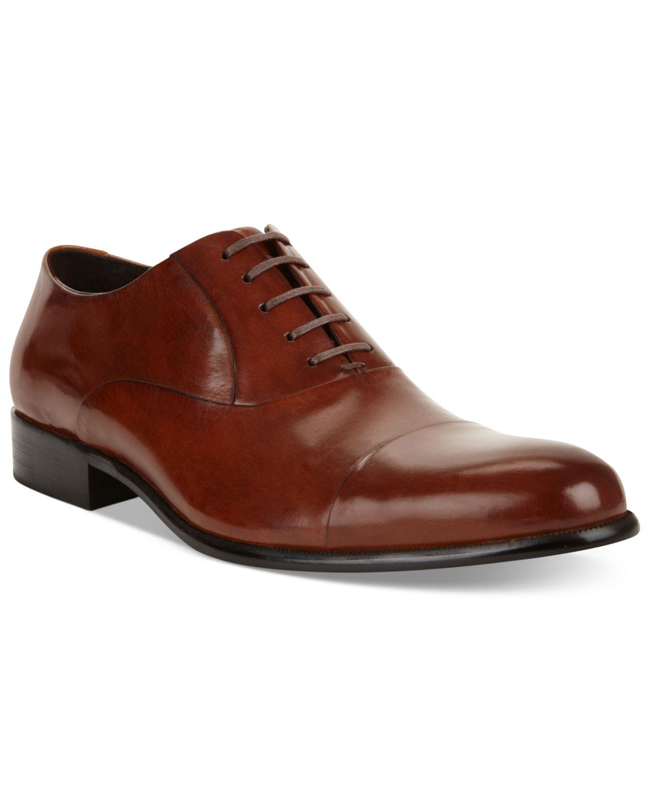 kenneth cole cognac shoes