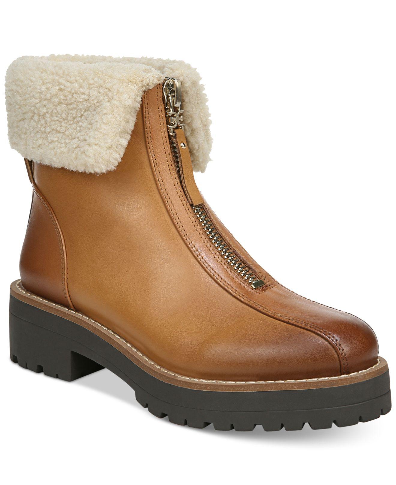 wide lug sole boots