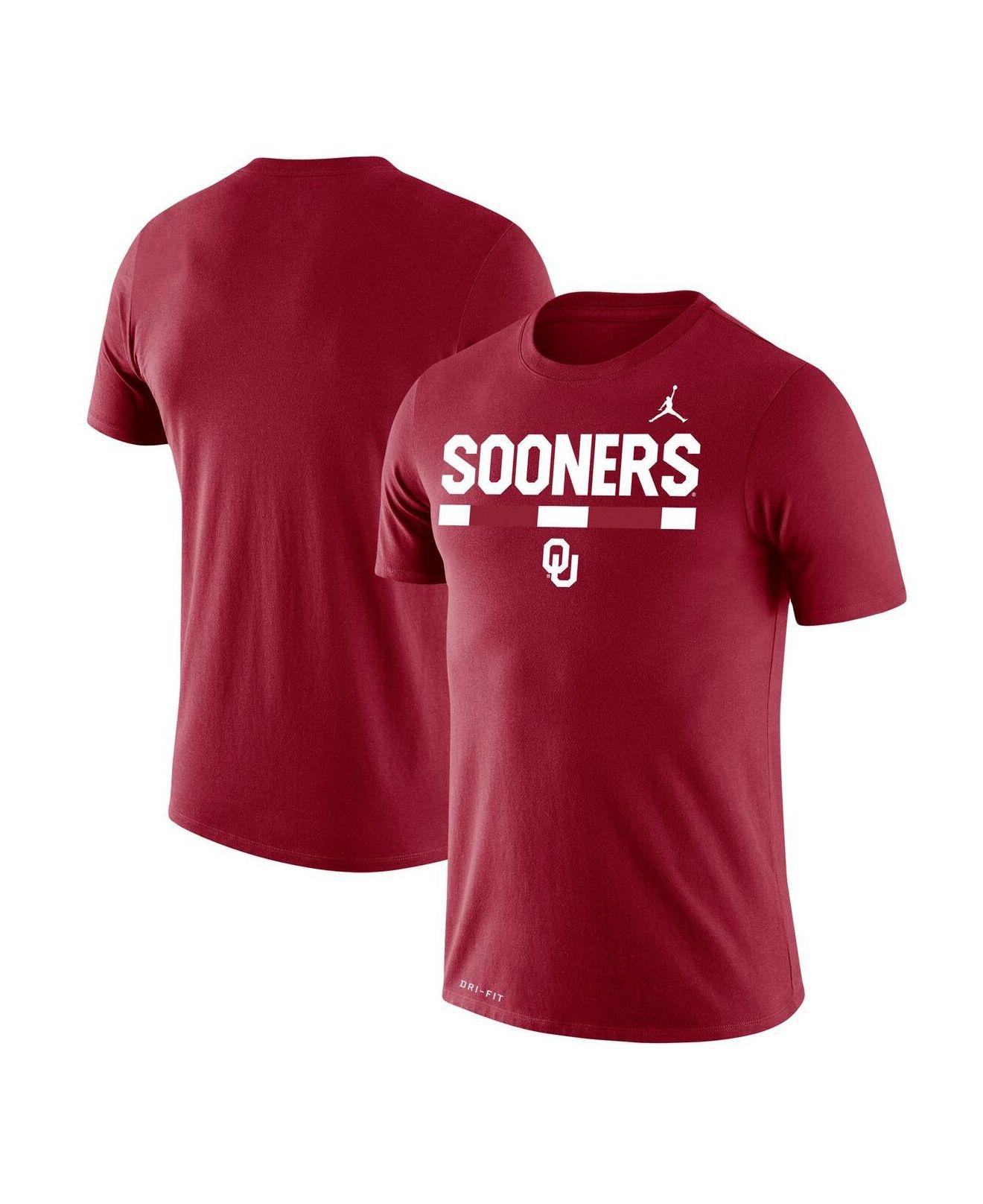 Men's Jordan Brand Joe Mixon Crimson Oklahoma Sooners Alumni Name & Number Team T-Shirt Size: Small