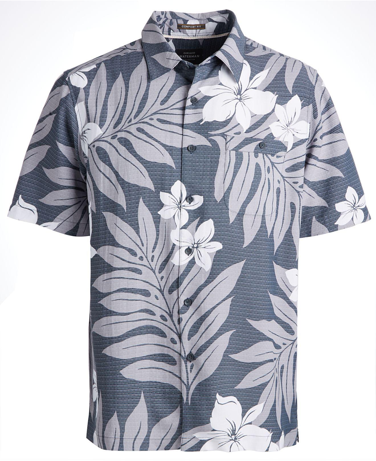Quiksilver Synthetic Waterman Shonan Hawaiian Shirt in Blue for Men Lyst