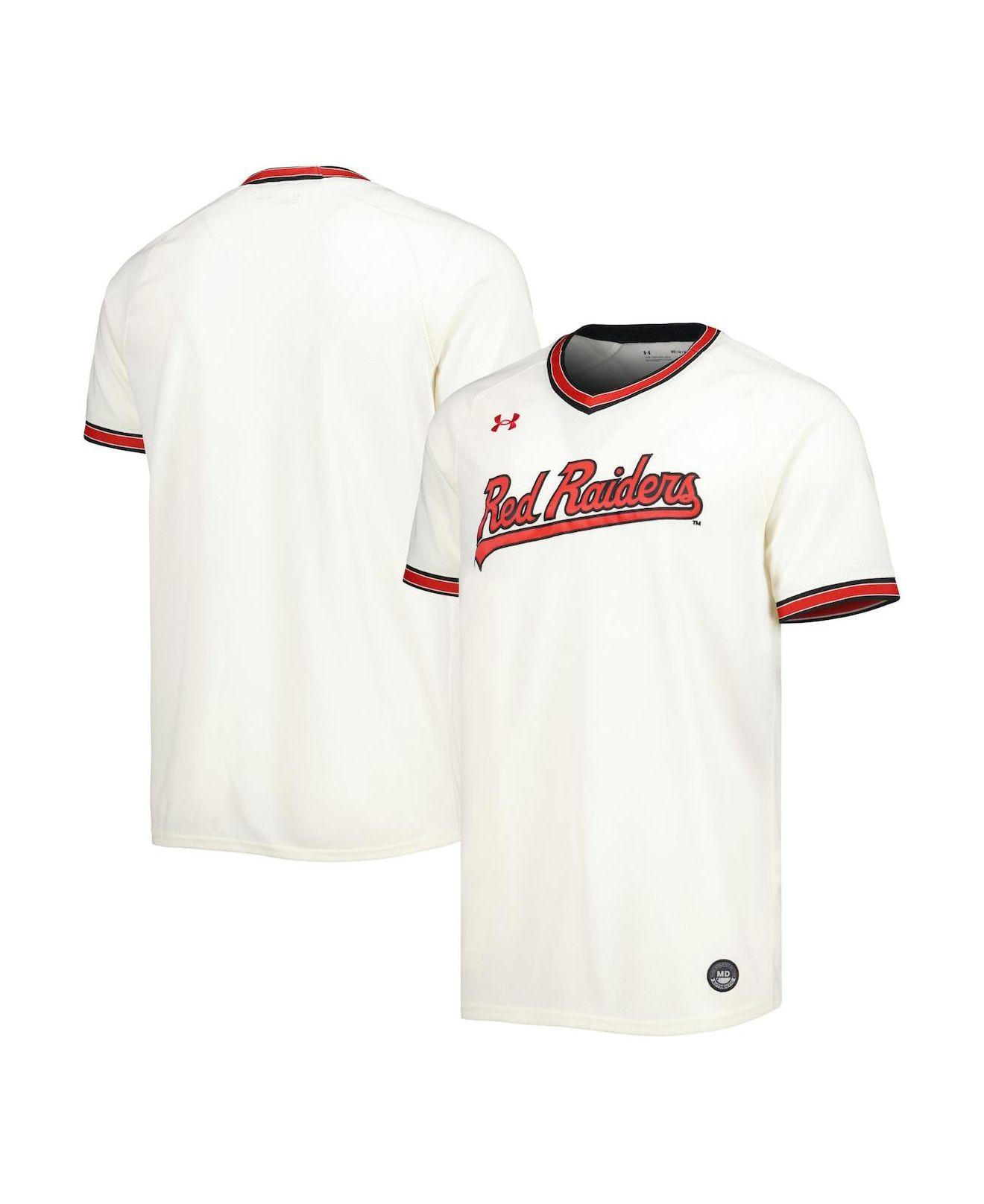 Under Armour Cream Texas Tech Red Raiders Replica Baseball Jersey in White  for Men | Lyst