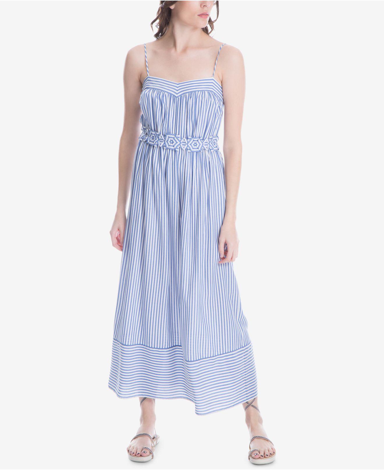 Max studio striped maxi dress Clearance