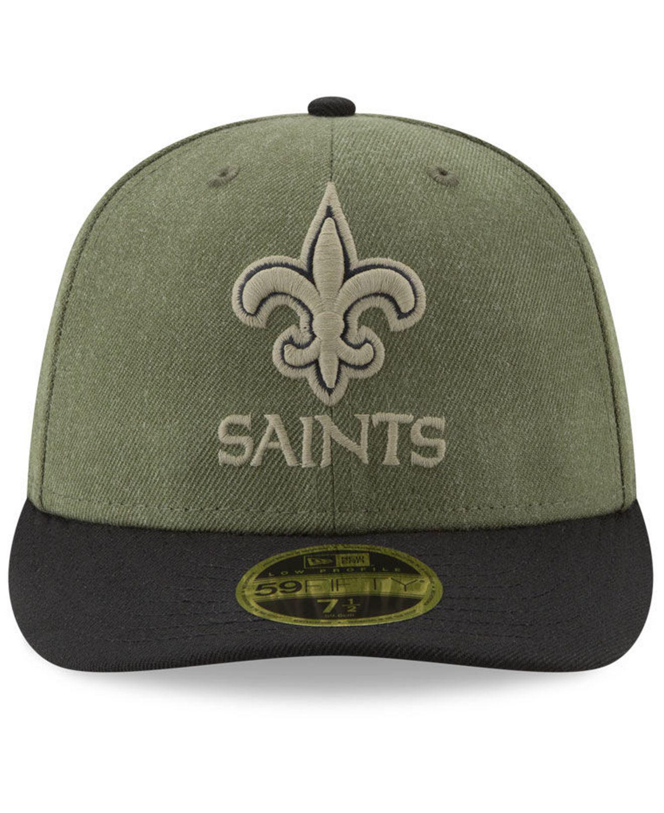 saints low profile hat