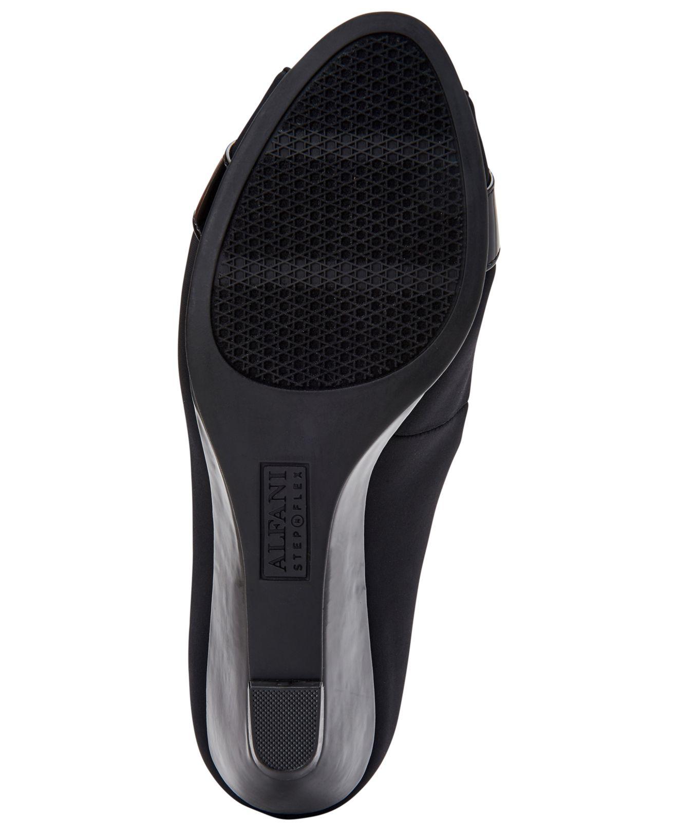 Alfani Carterr Step 'n Flex Wedges, Created For Macy's in Black Lyst