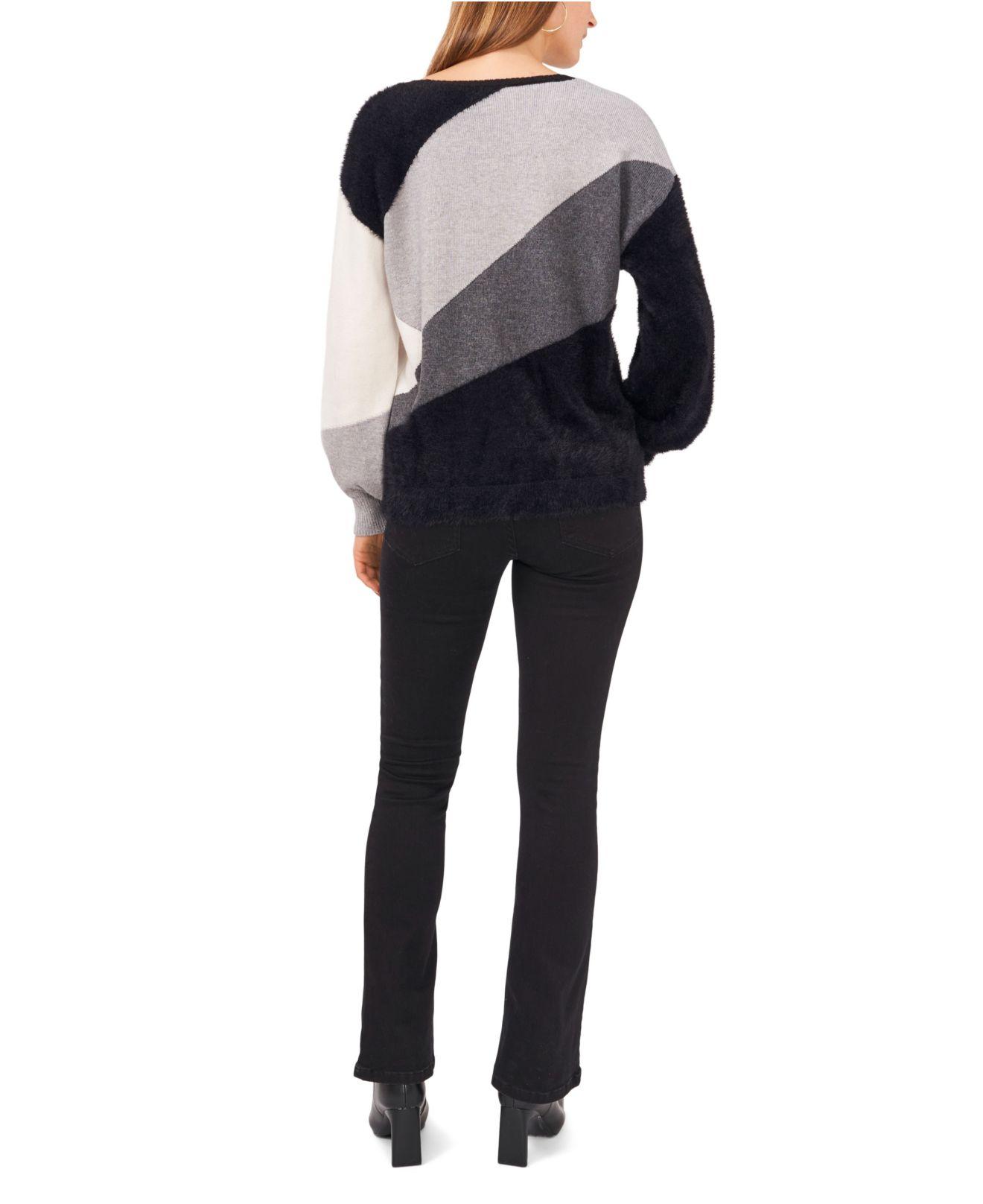 Vince camuto colorblock clearance sweater