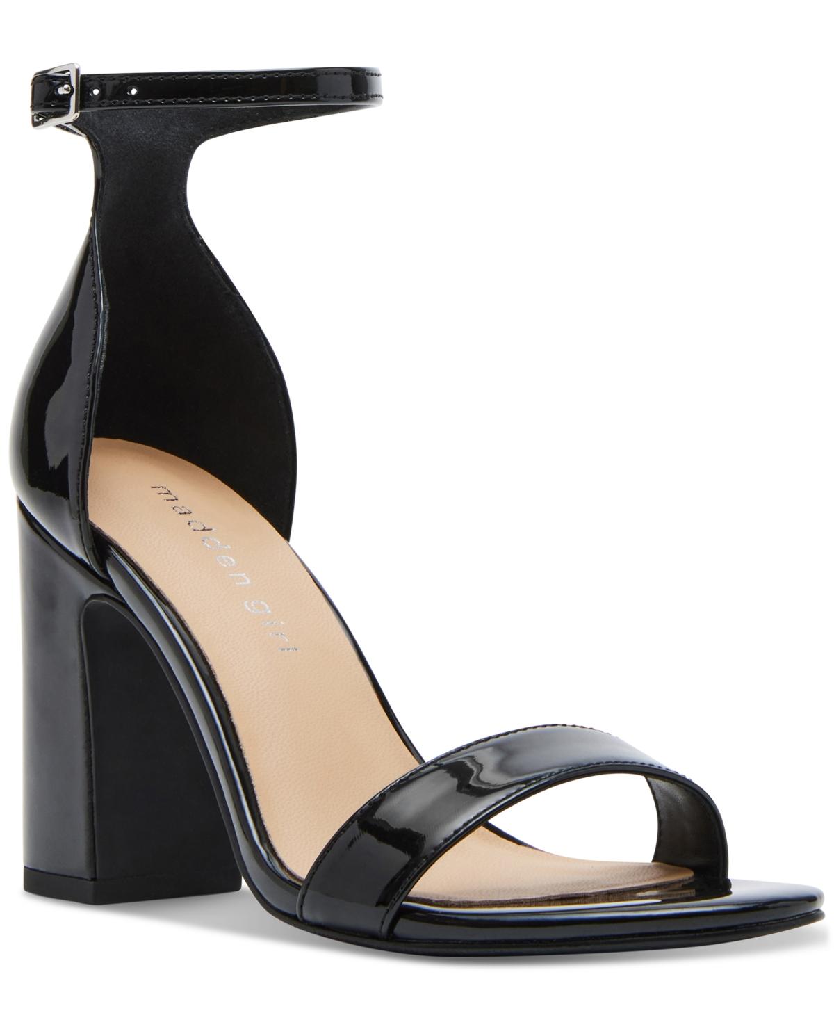 Madden Girl Sasha Two-piece Block-heel Dress Sandals in Black Lyst