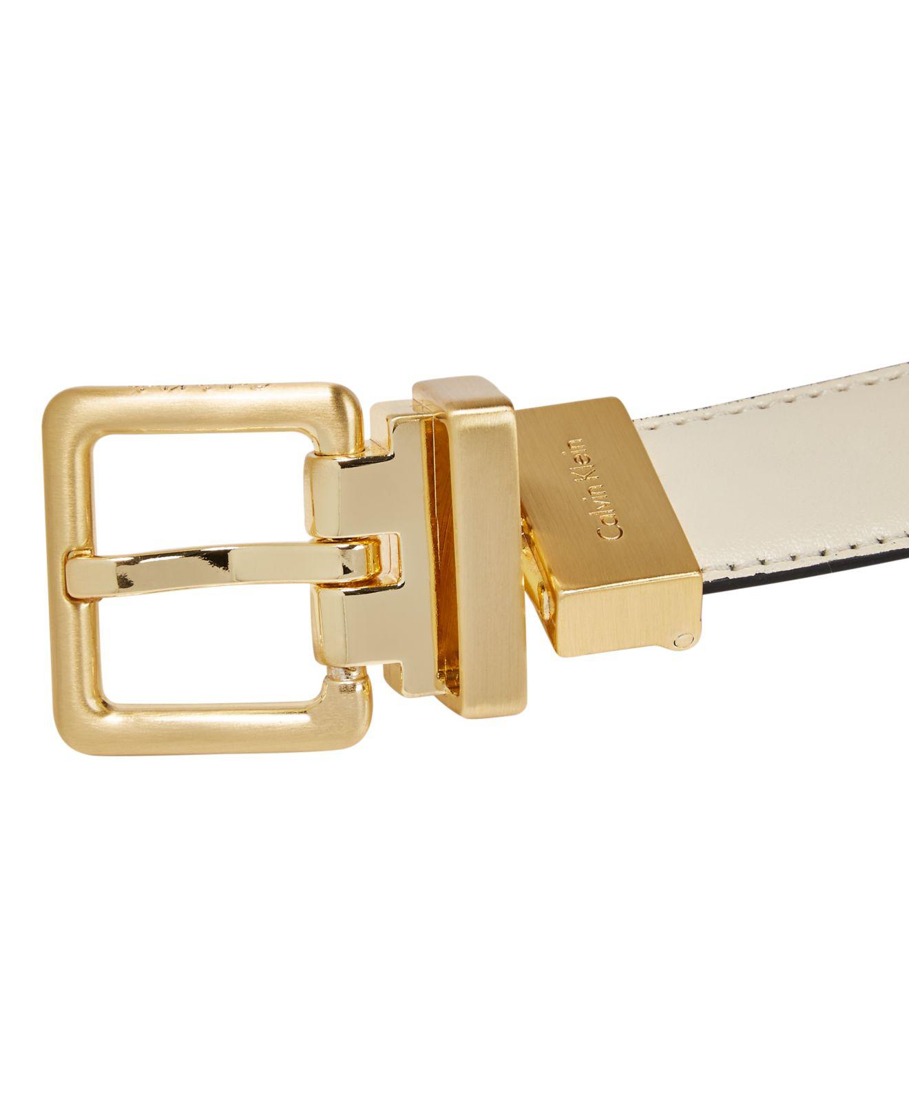 calvin klein reversible leather belt