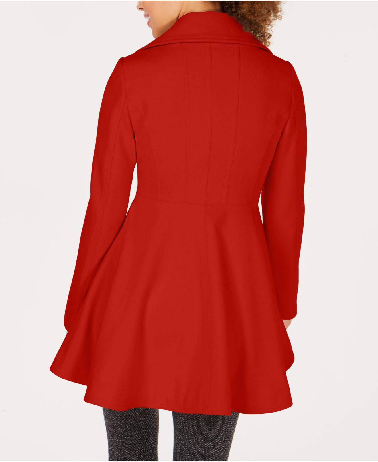 skirted peacoat