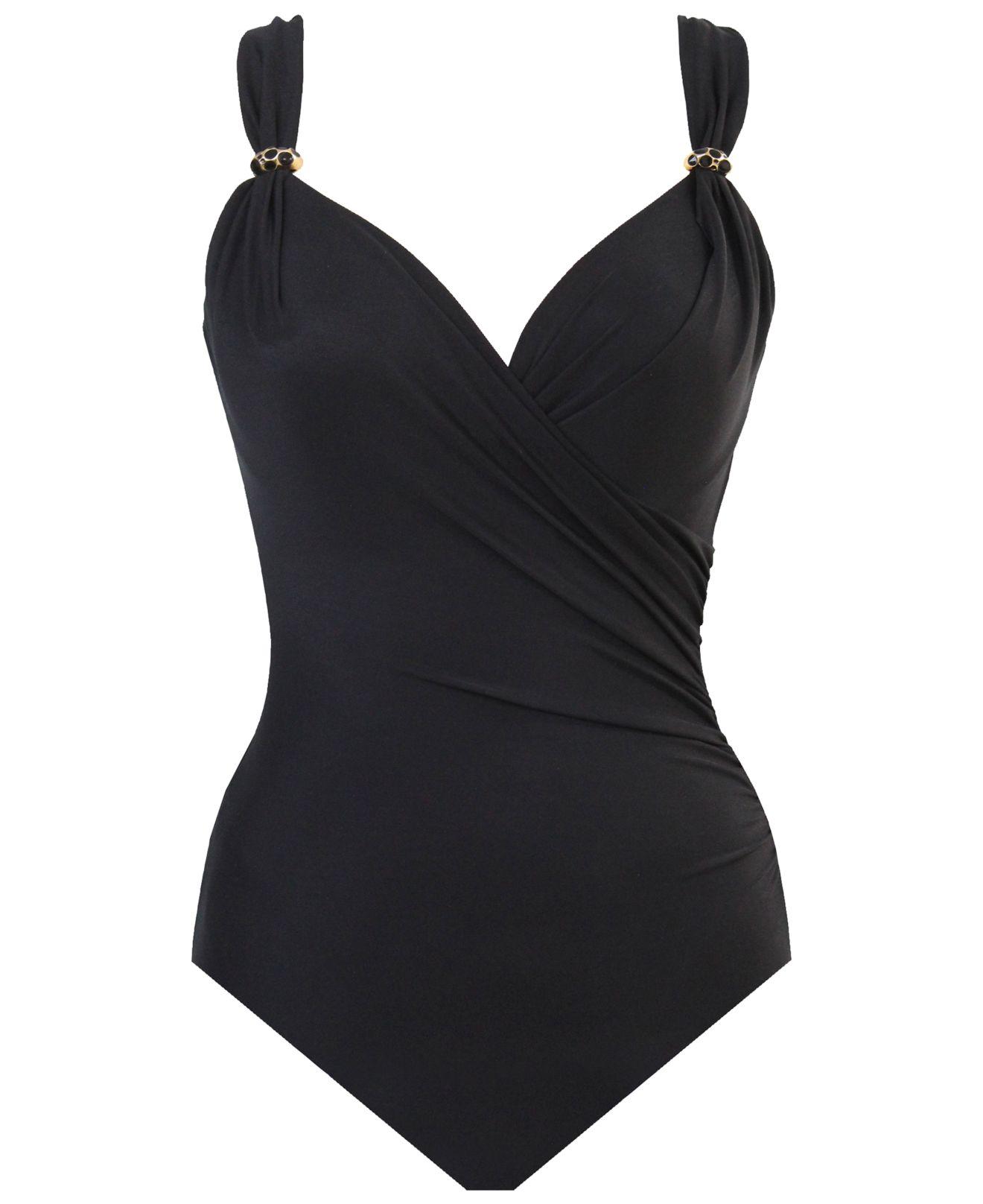 Miraclesuit Synthetic Razzle Dazzle Siren Twist-front Underwire Allover ...
