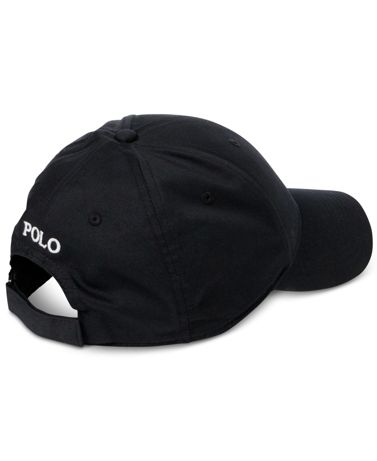 Polo Ralph Lauren Baseline Performance Cap in Black for Men | Lyst