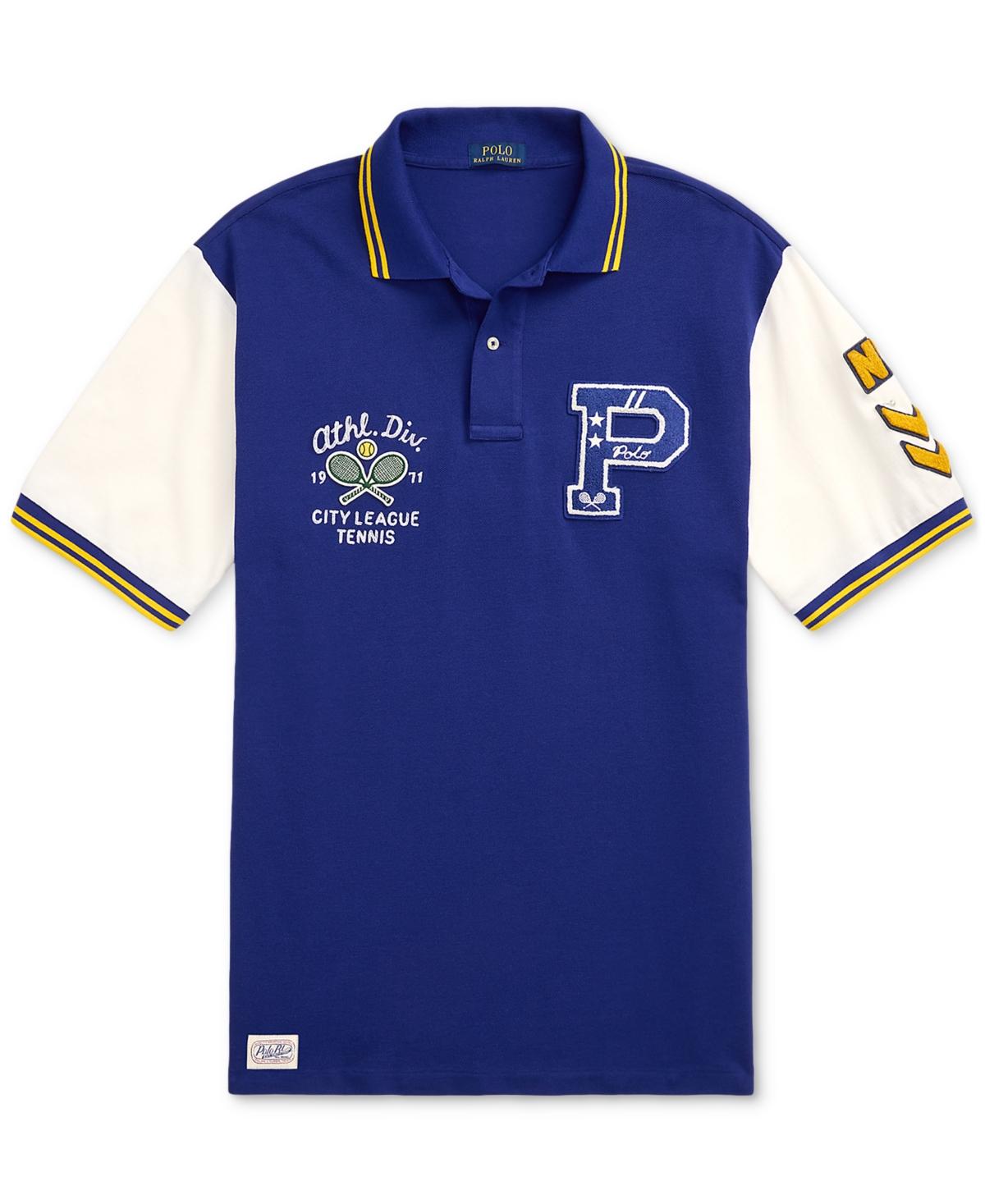 Polo Ralph Lauren Big & Tall Varsity-inspired Mesh Polo