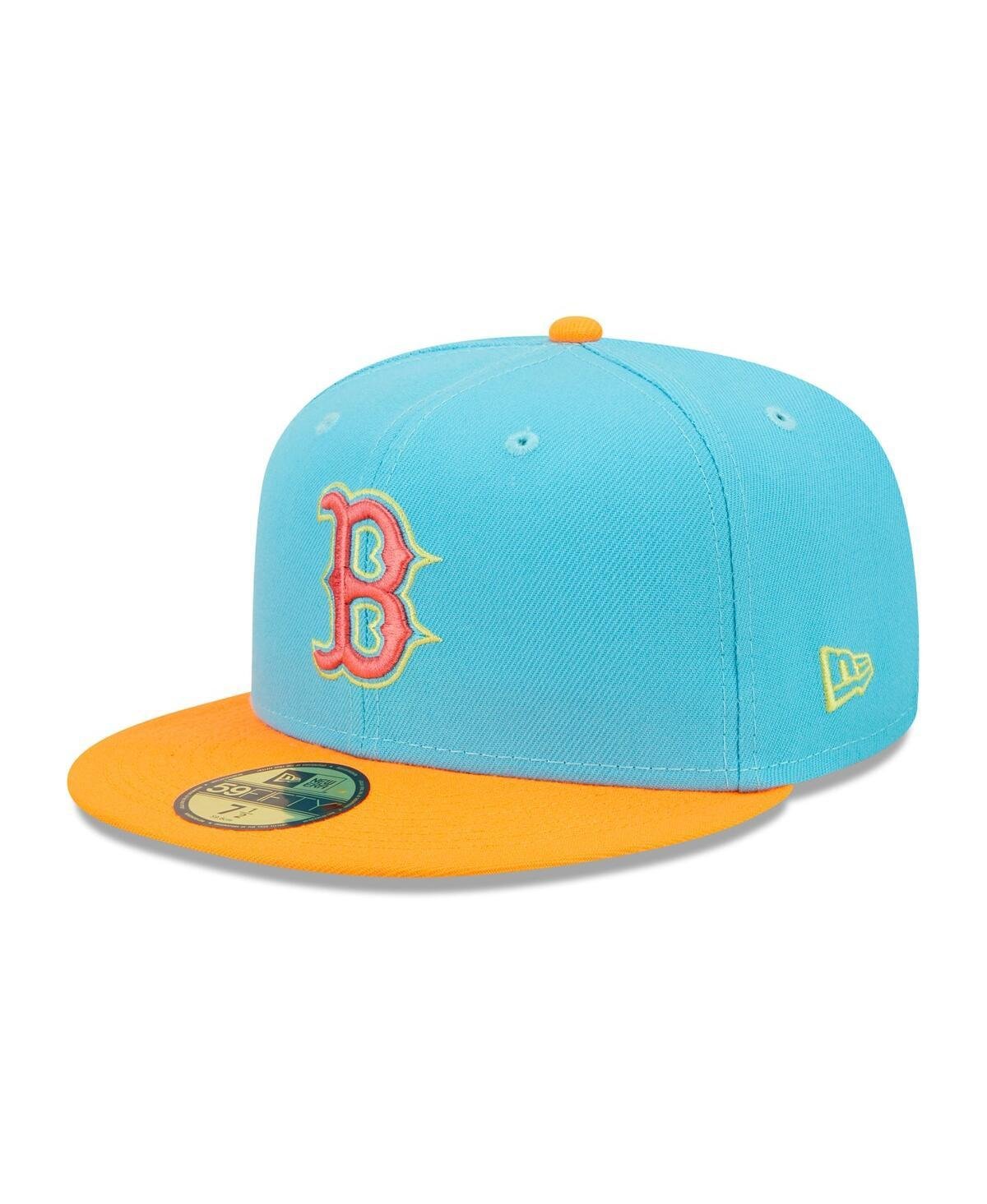 KTZ Blue And Orange Boston Red Sox Vice Highlighter 59fifty Fitted Hat for  Men