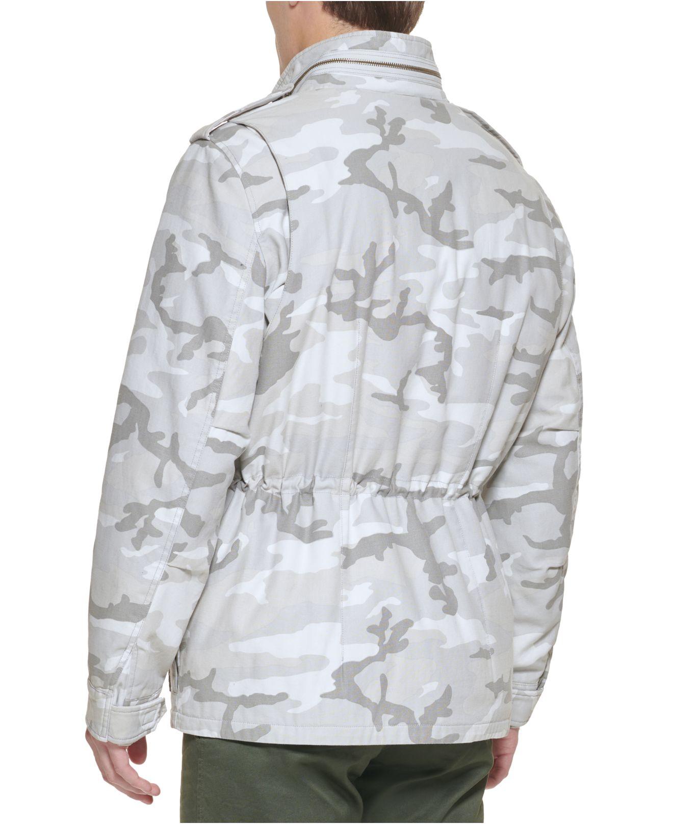 stand collar camouflage jacket