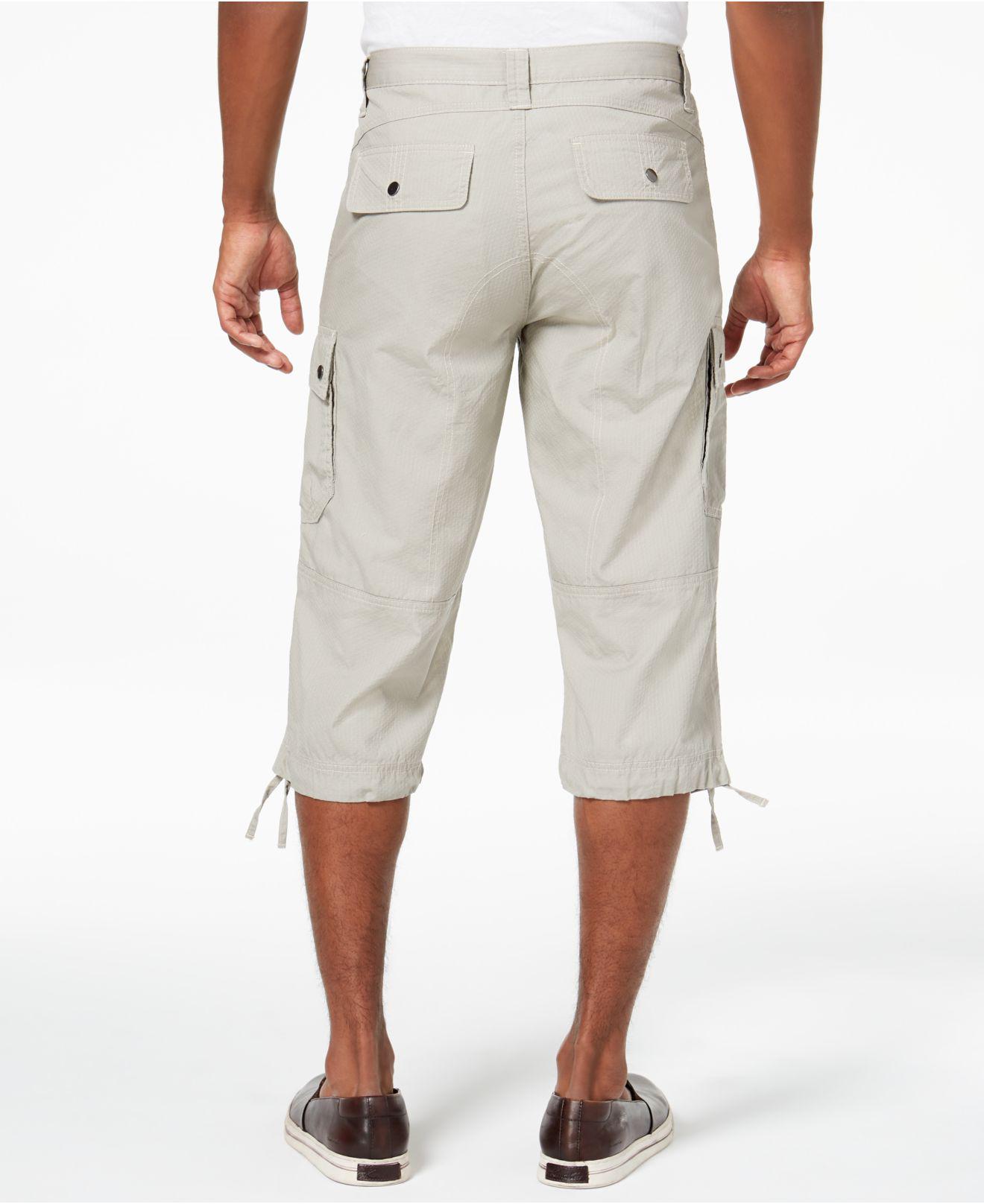 INC International Concepts Synthetic Extra Long Messenger Shorts