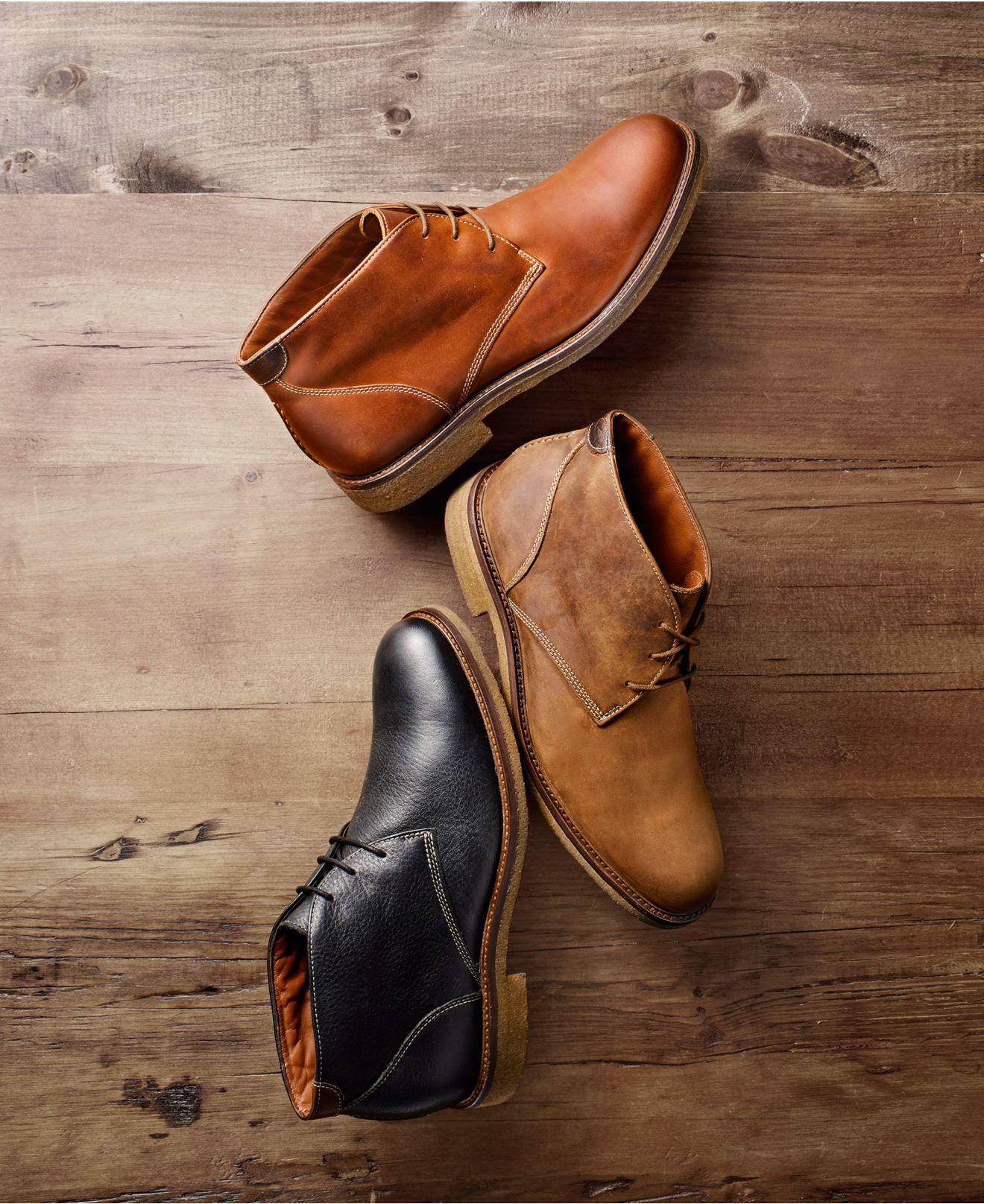 johnston and murphy brown boots