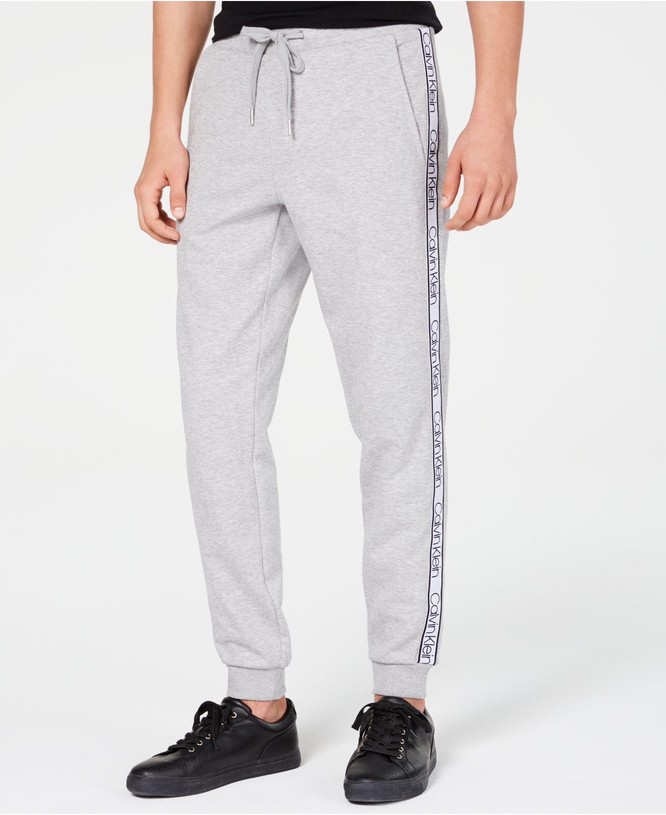 calvin klein grey joggers mens
