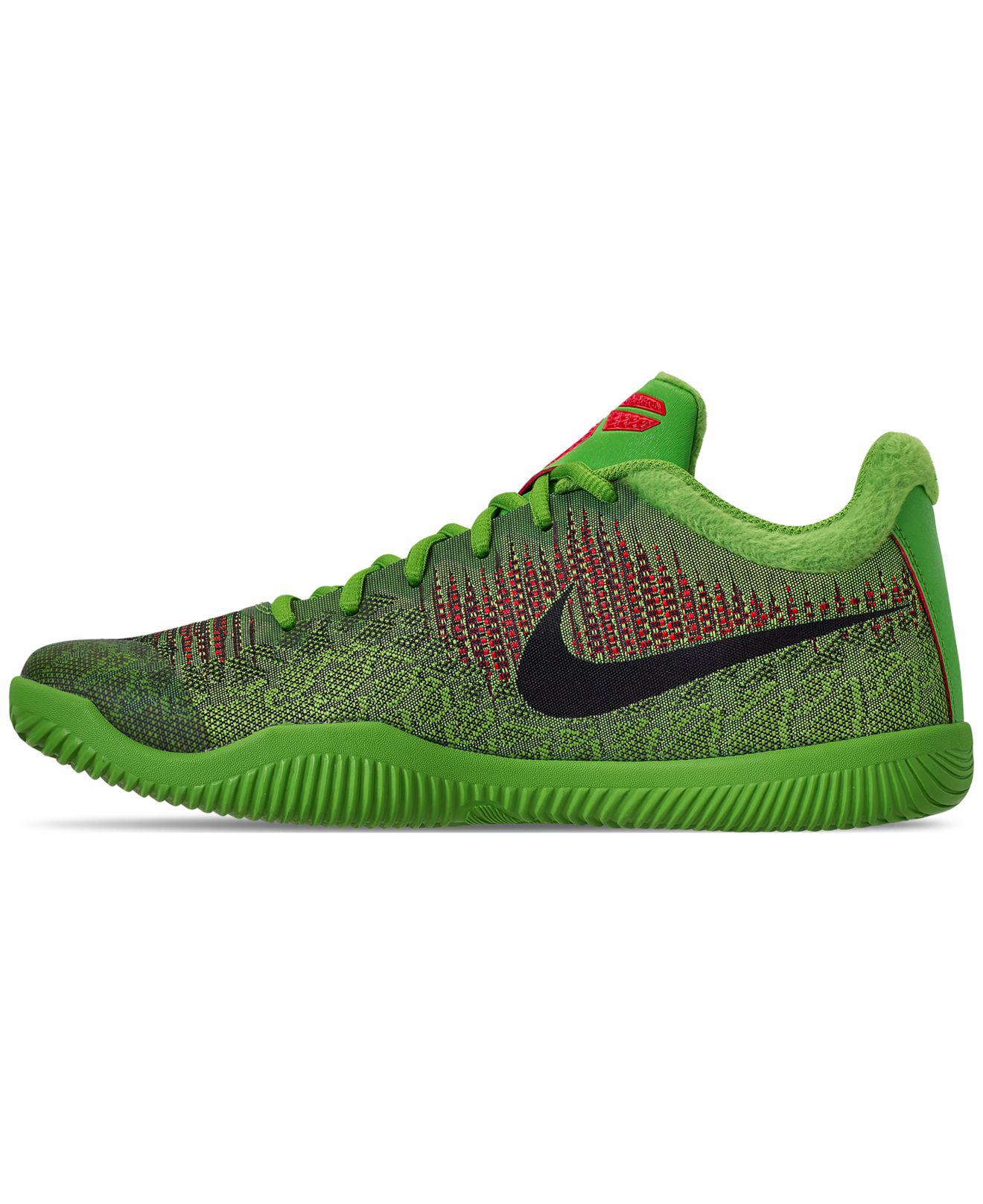 Nike Kobe Mamba Rage Basketball Sneakers From Finish Line in Green for ...
