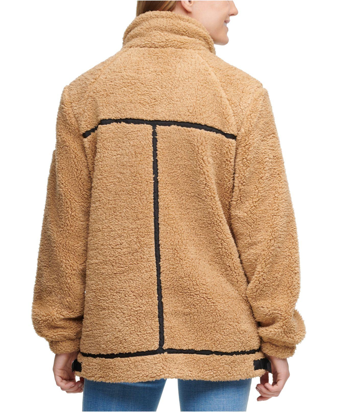 dkny teddy coat