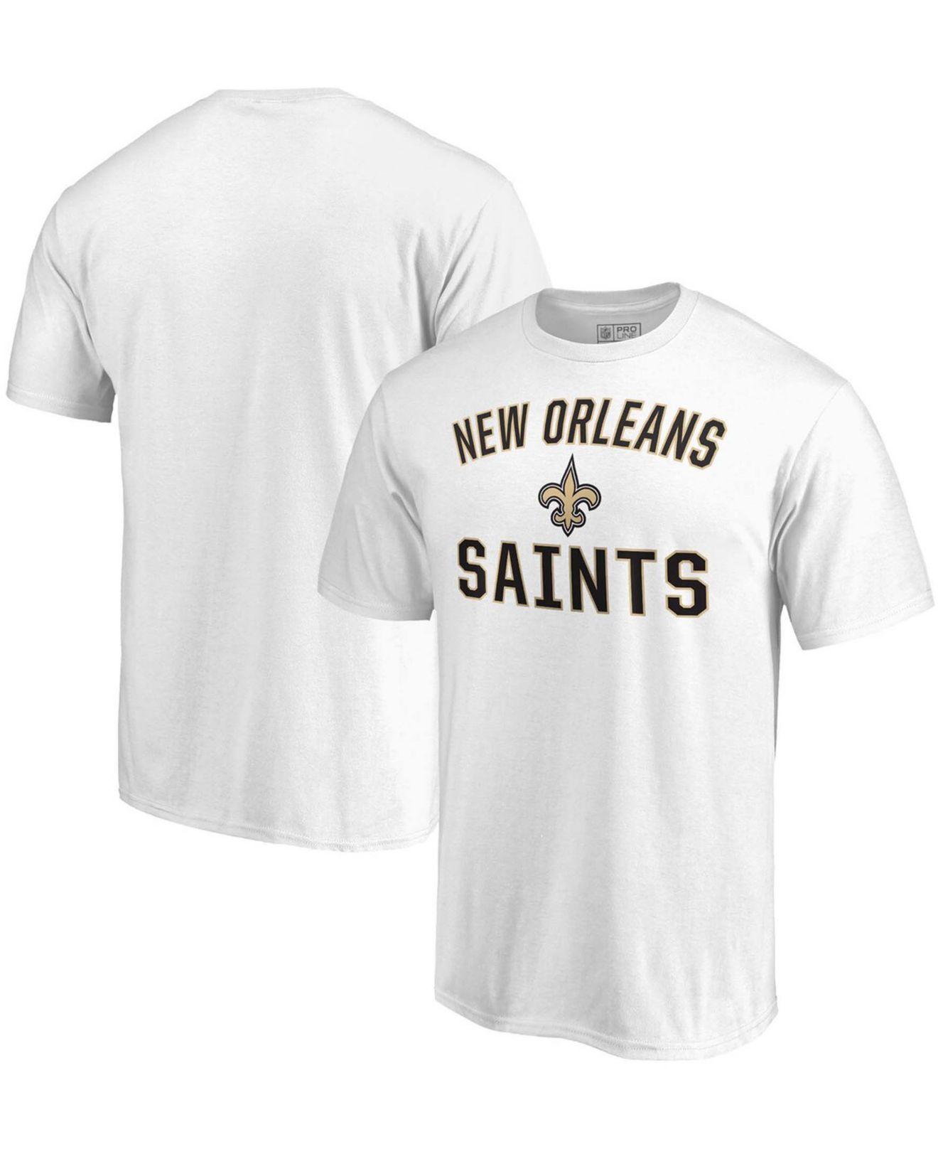 Fanatics White New Orleans Saints Victory Arch T-shirt for Men