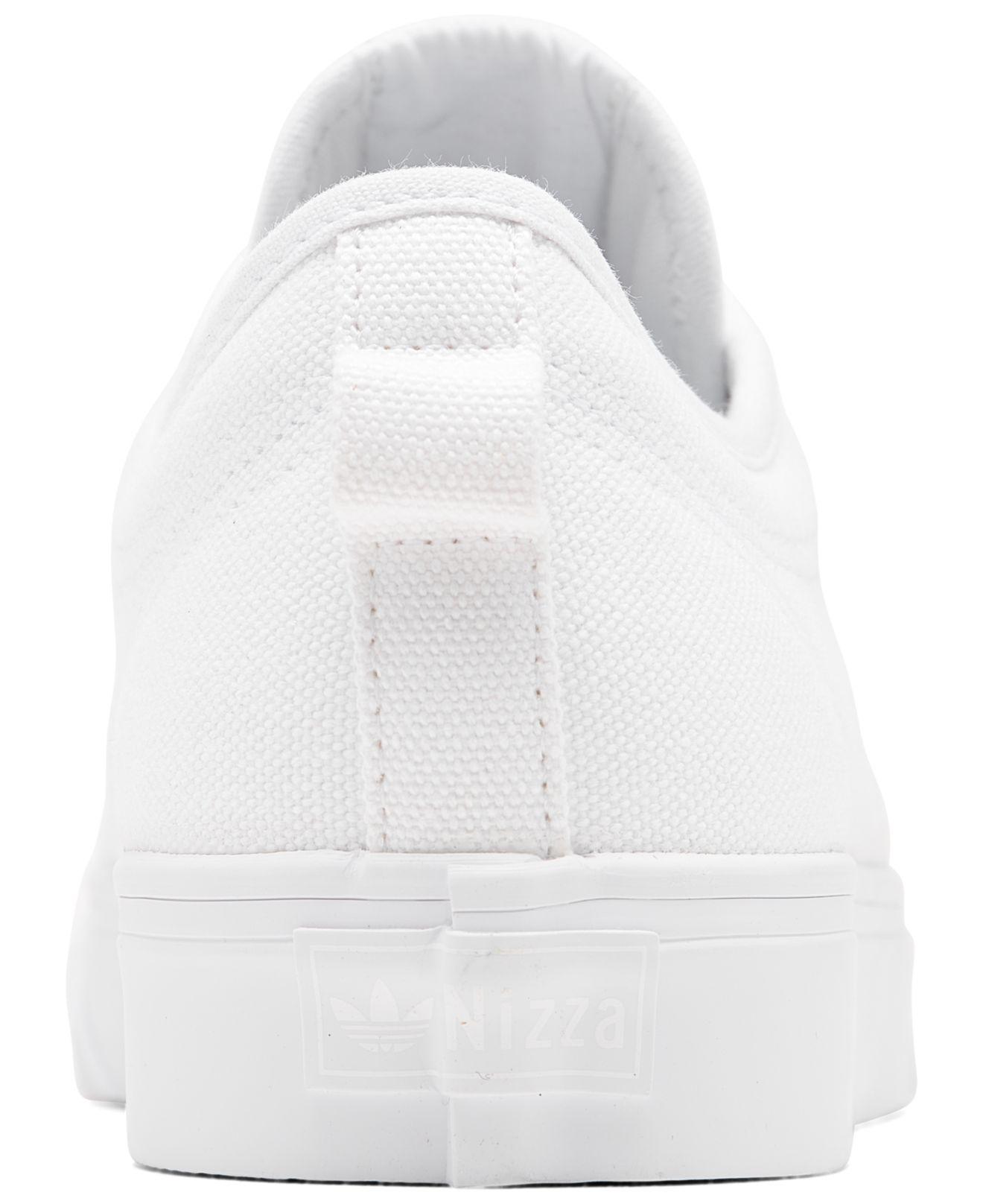 women's originals nizza trefoil casual sneakers from finish line
