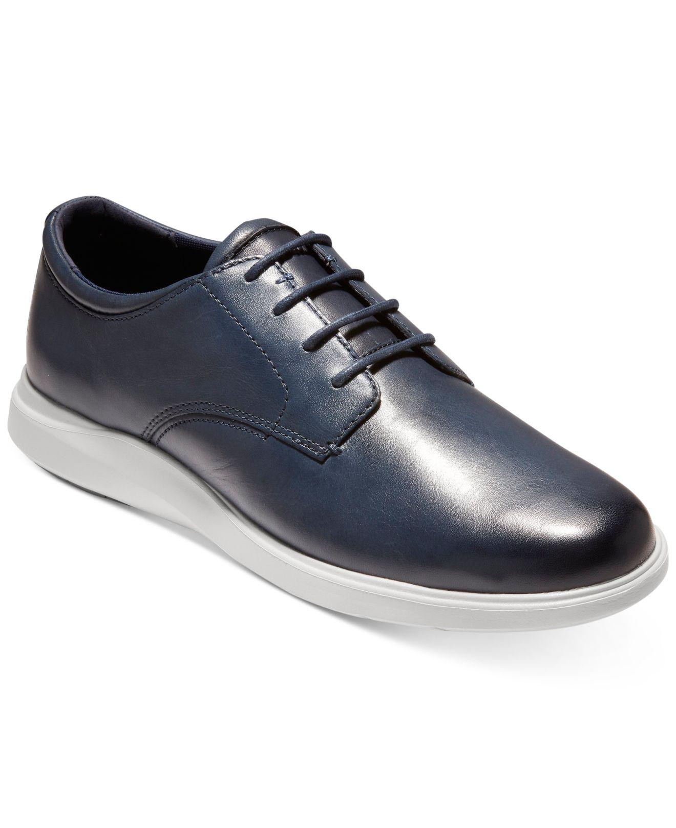 Cole Haan Grand Plus Essex Wedge Oxford in Blue for Men Lyst