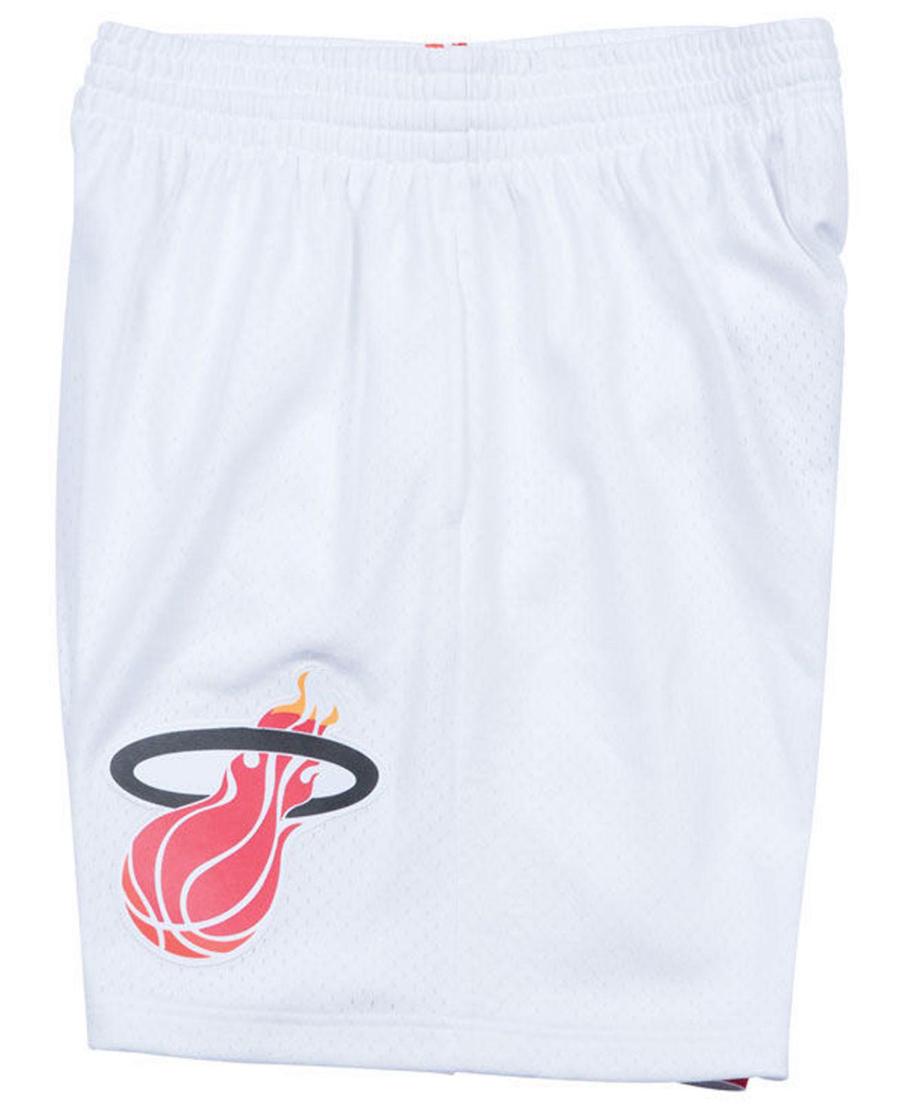 mitchell and ness miami heat swingman shorts