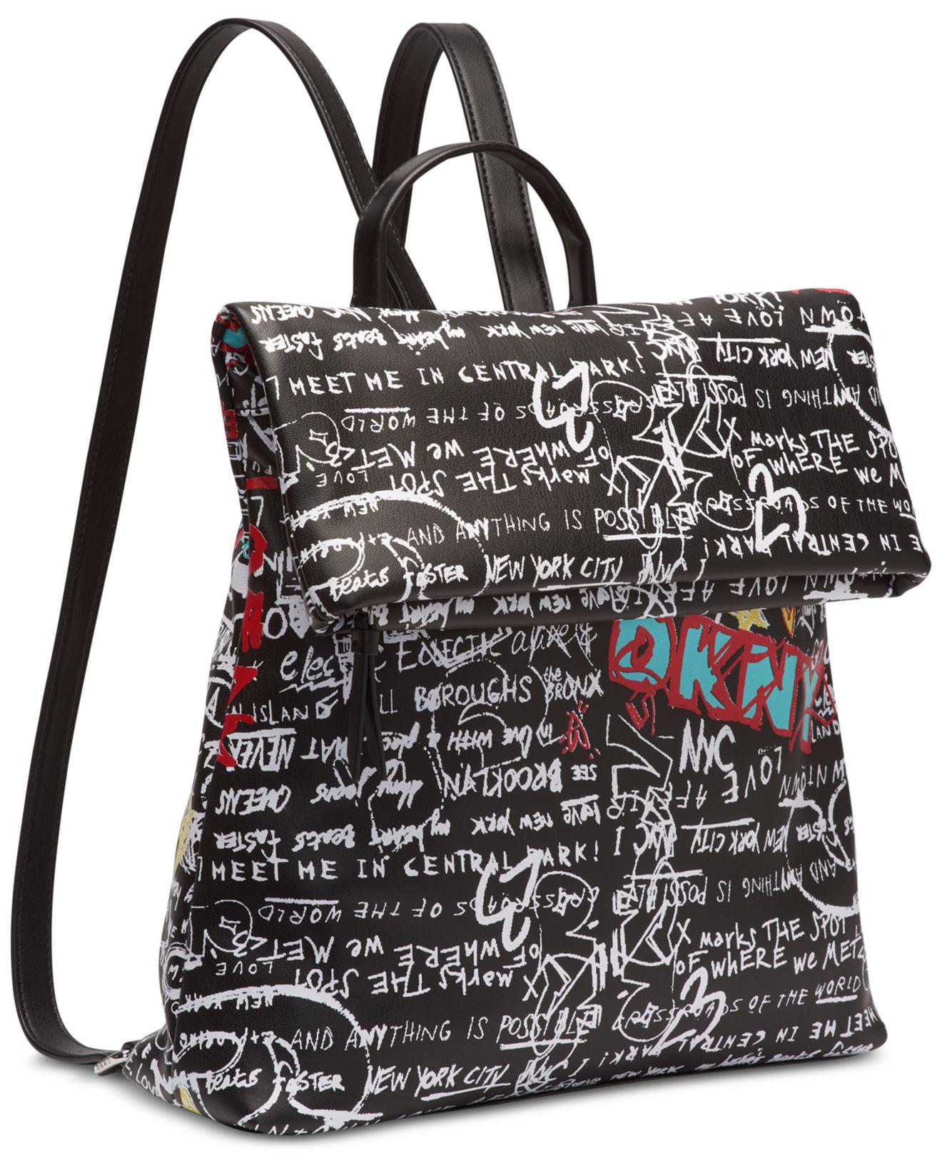 dkny tilly graffiti backpack