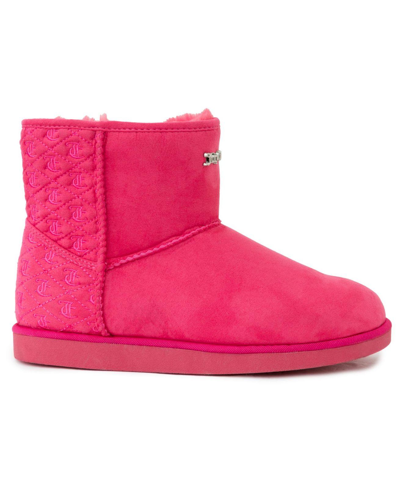winter boots pink