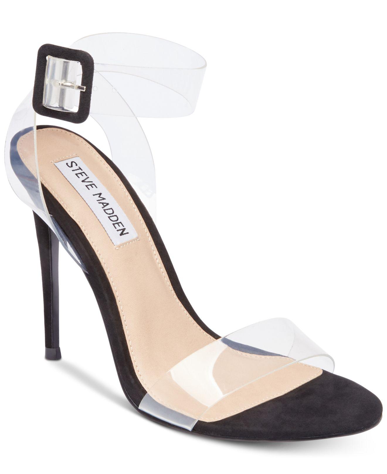 steve madden lucite shoes
