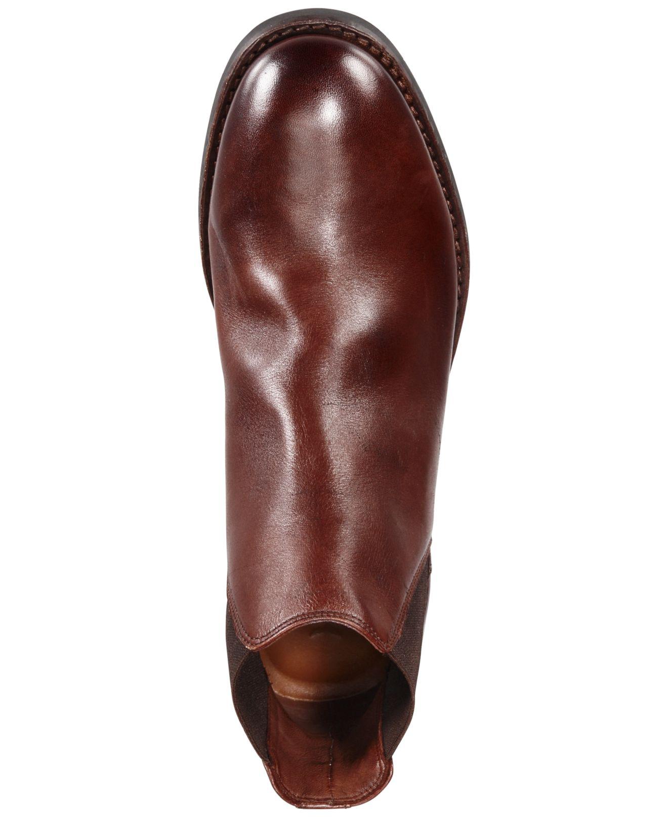 frye men's ben leather chelsea boots