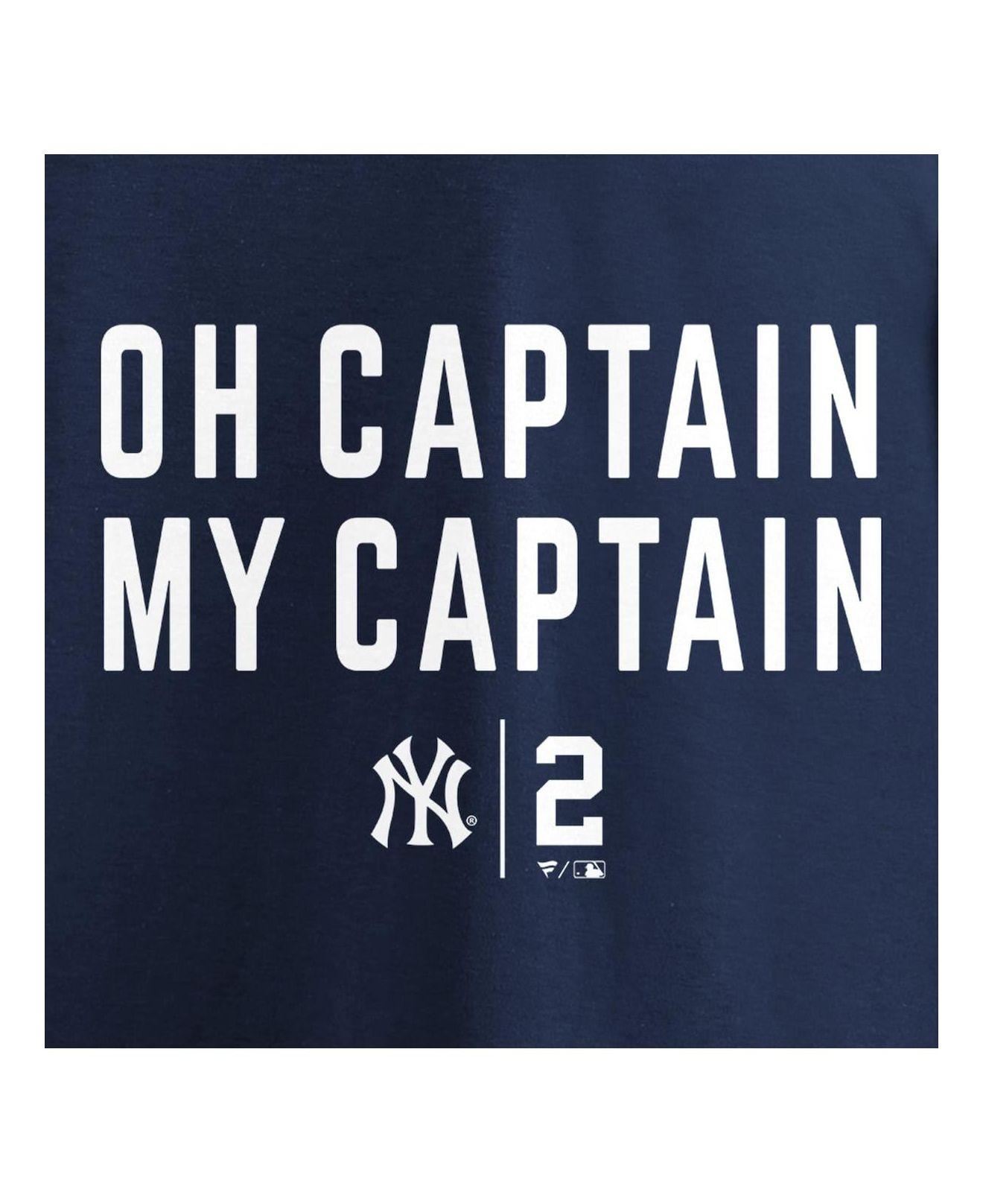 Fanatics Branded Derek Jeter Navy New York Yankees My Captain Graphic T- shirt in Blue for Men