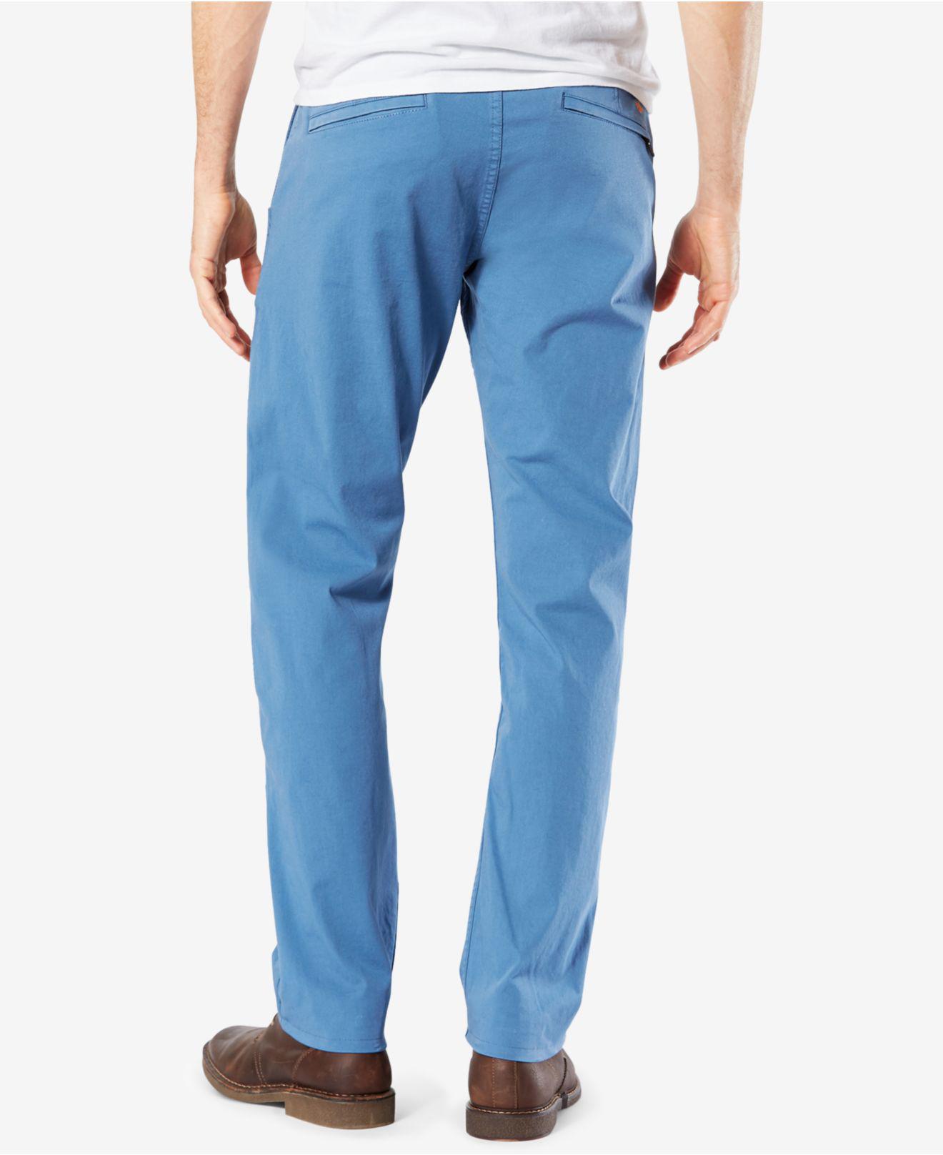 Dockers Denim Men's Alpha Slim Tapered Fit Smart 360 Flex Khaki Stretch ...