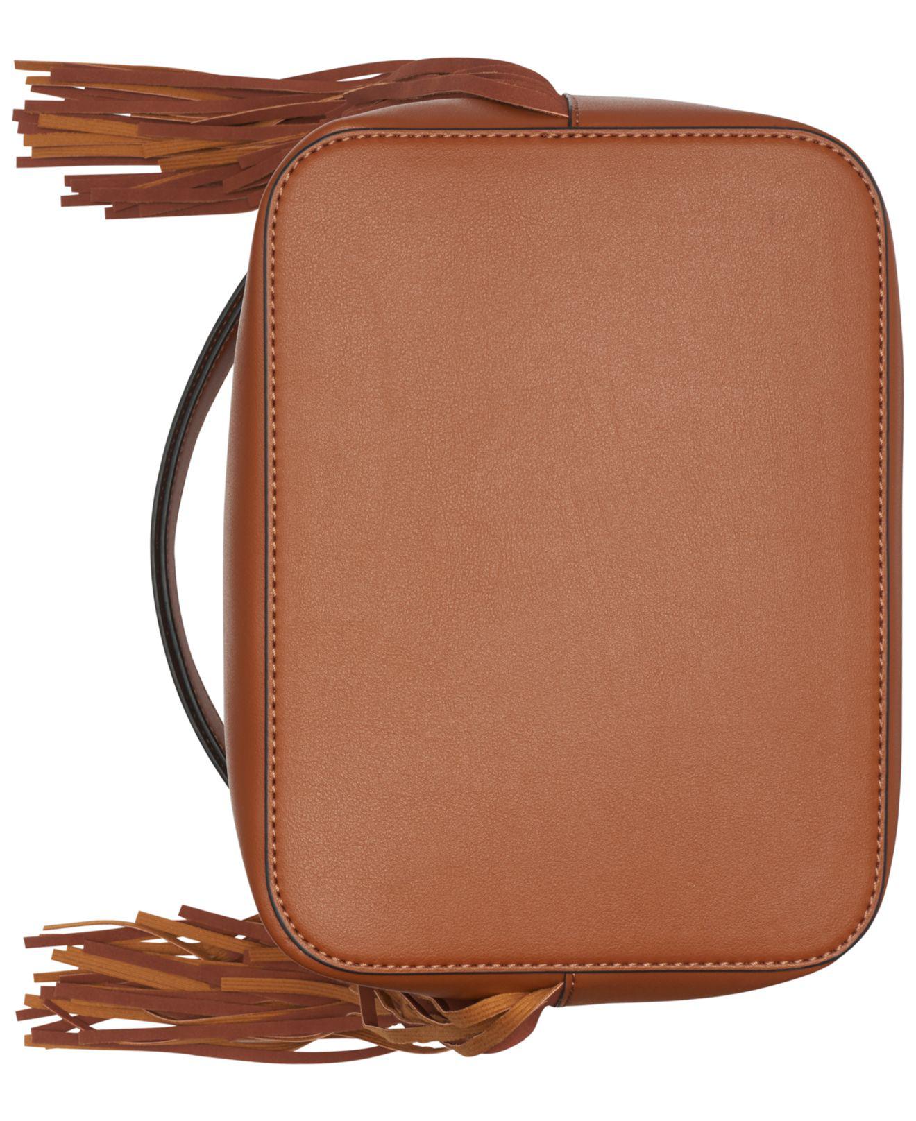 calvin klein fringe gemmy bucket