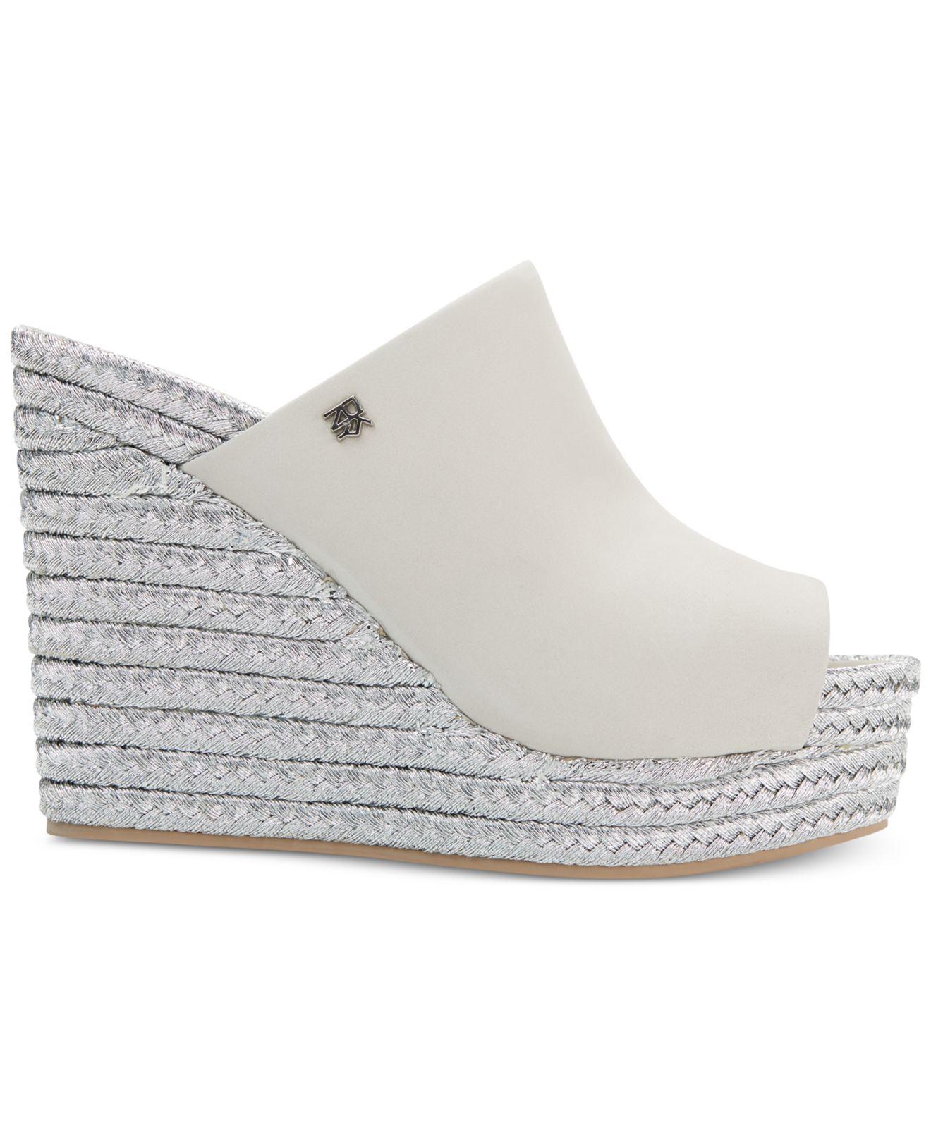 dkny eari wedge sandals
