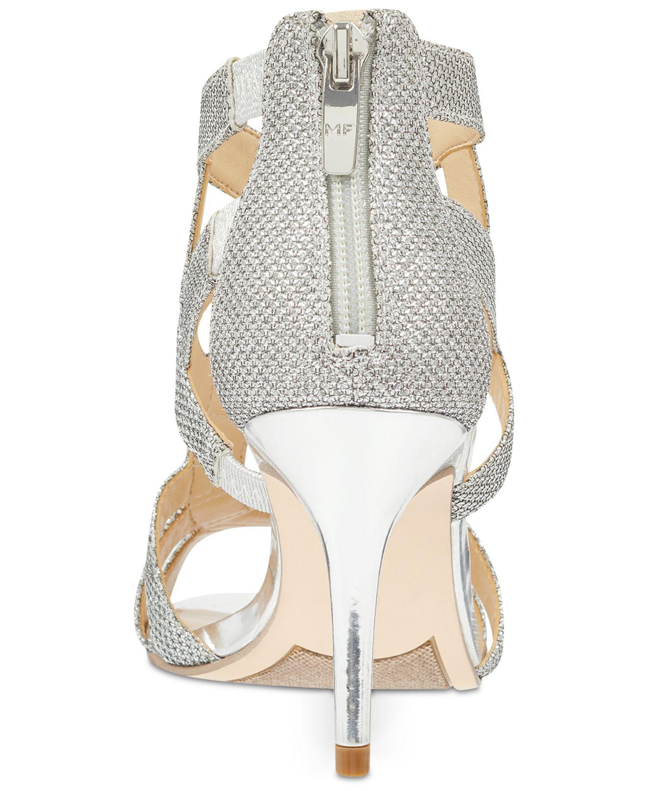 marc fisher nala mid heel evening sandals