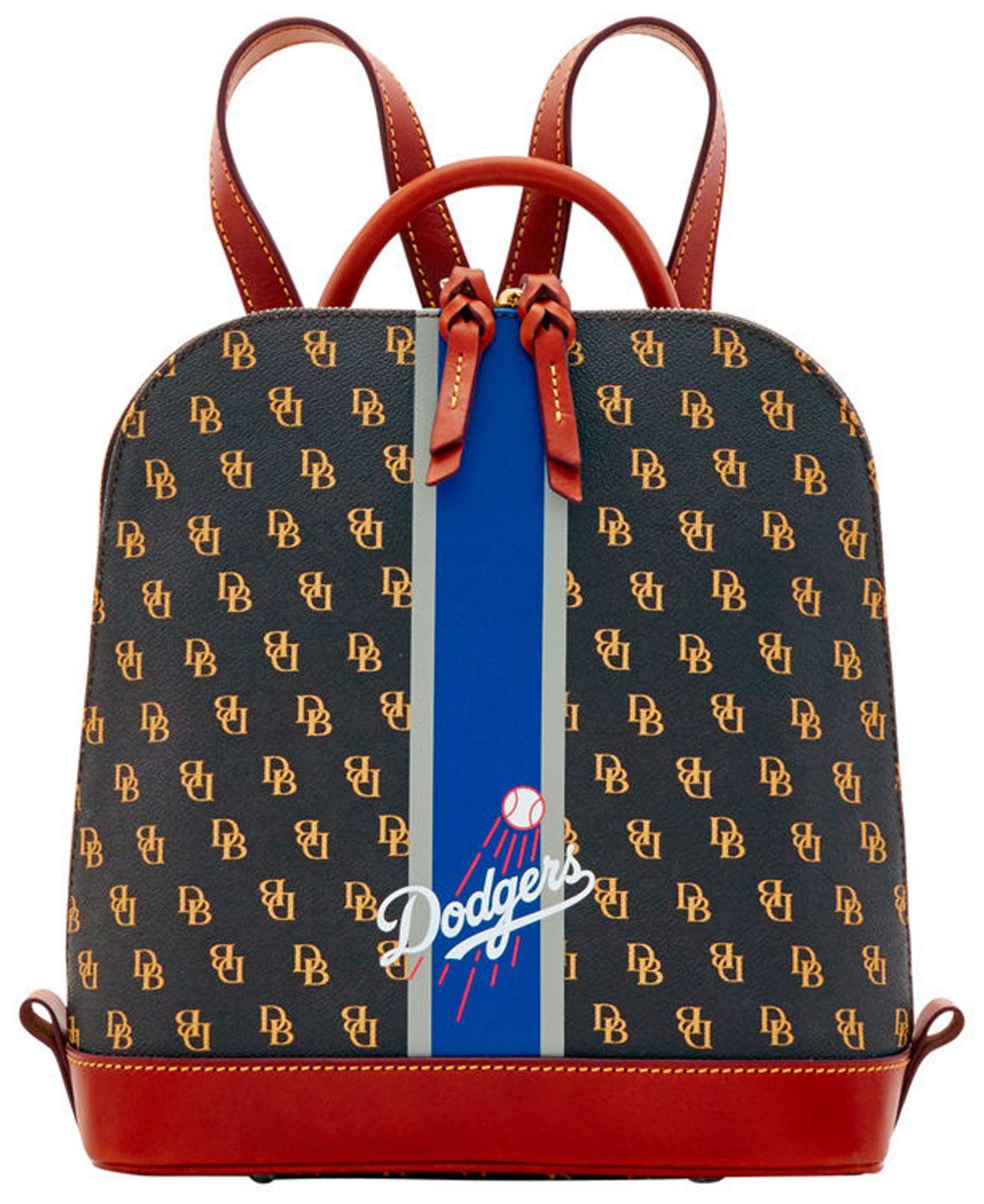 Dooney & Bourke Los Angeles Dodgers Zip Pod Stadium Signature Backpack