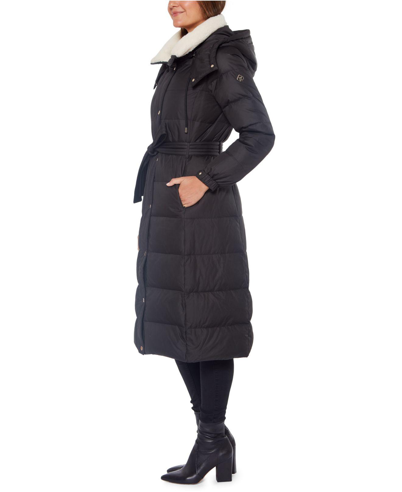 down coat with fleece lining