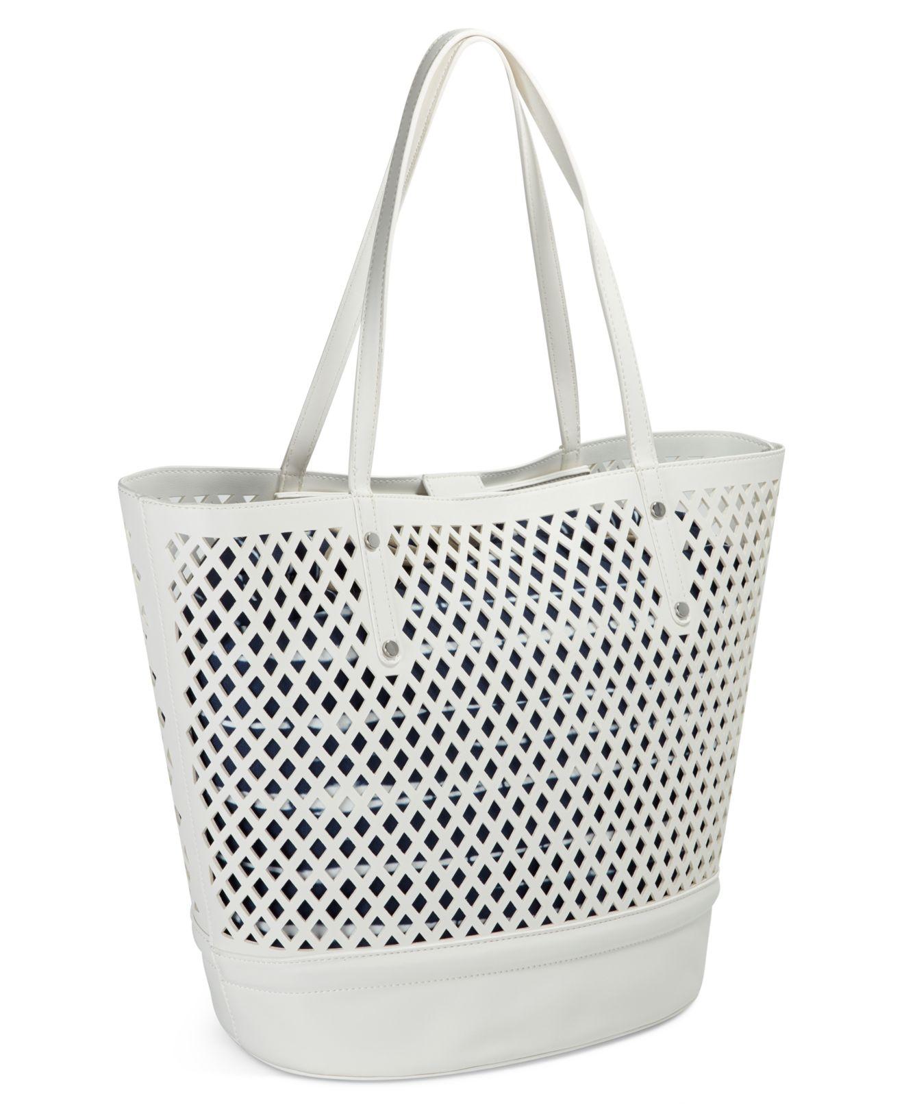 Inc International Concepts Earth Tribal Bucket Drawstring Black
