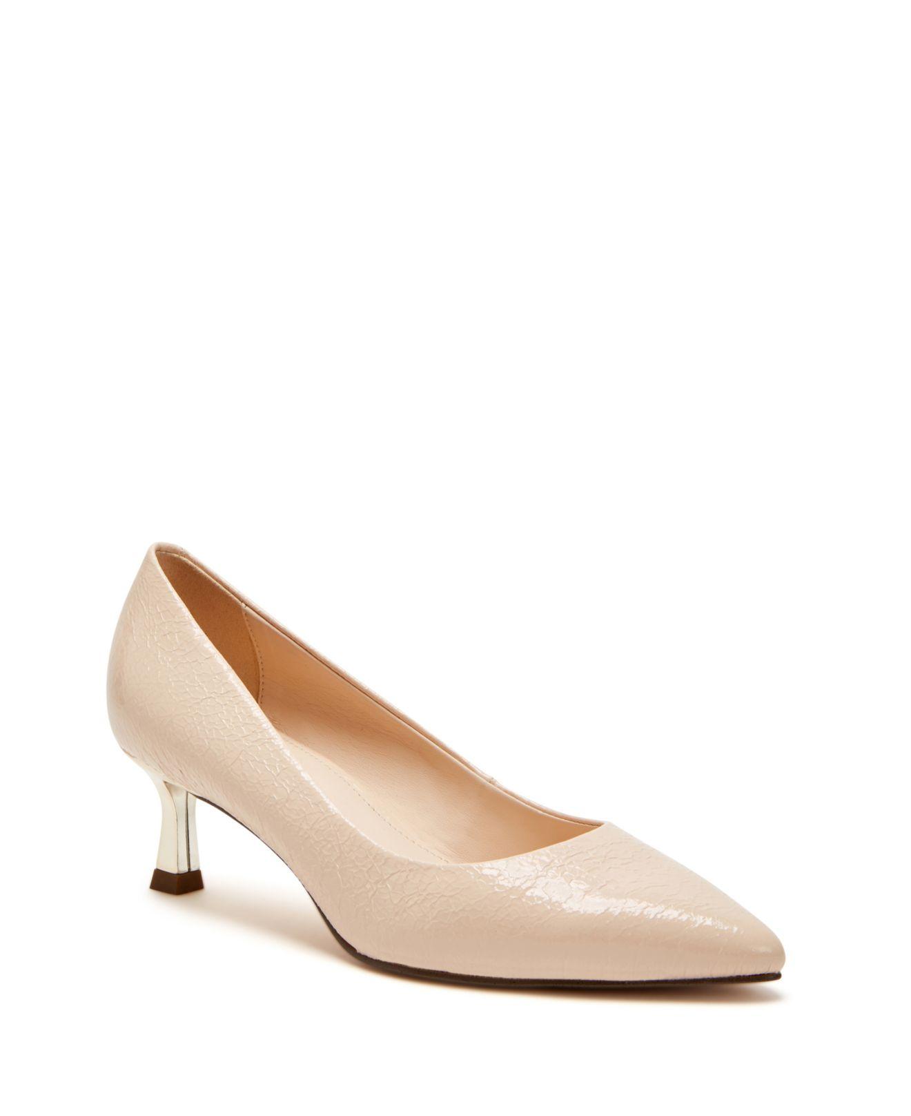 Katy Perry The Golden Slip-on Pumps in Natural | Lyst
